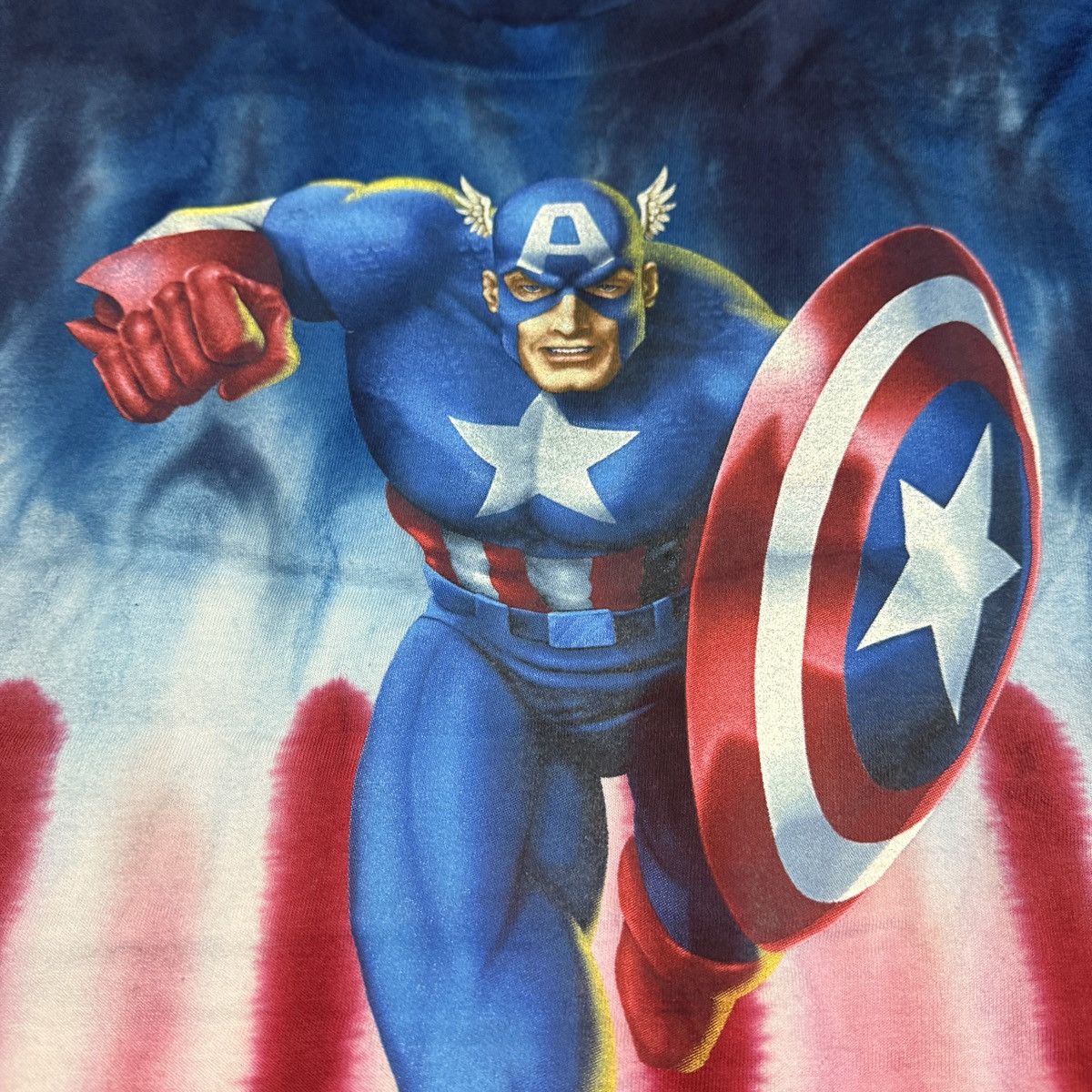 Other Vintage Captain America Tye Dye Tee Size US XL / EU 56 / 4 - 7 Thumbnail