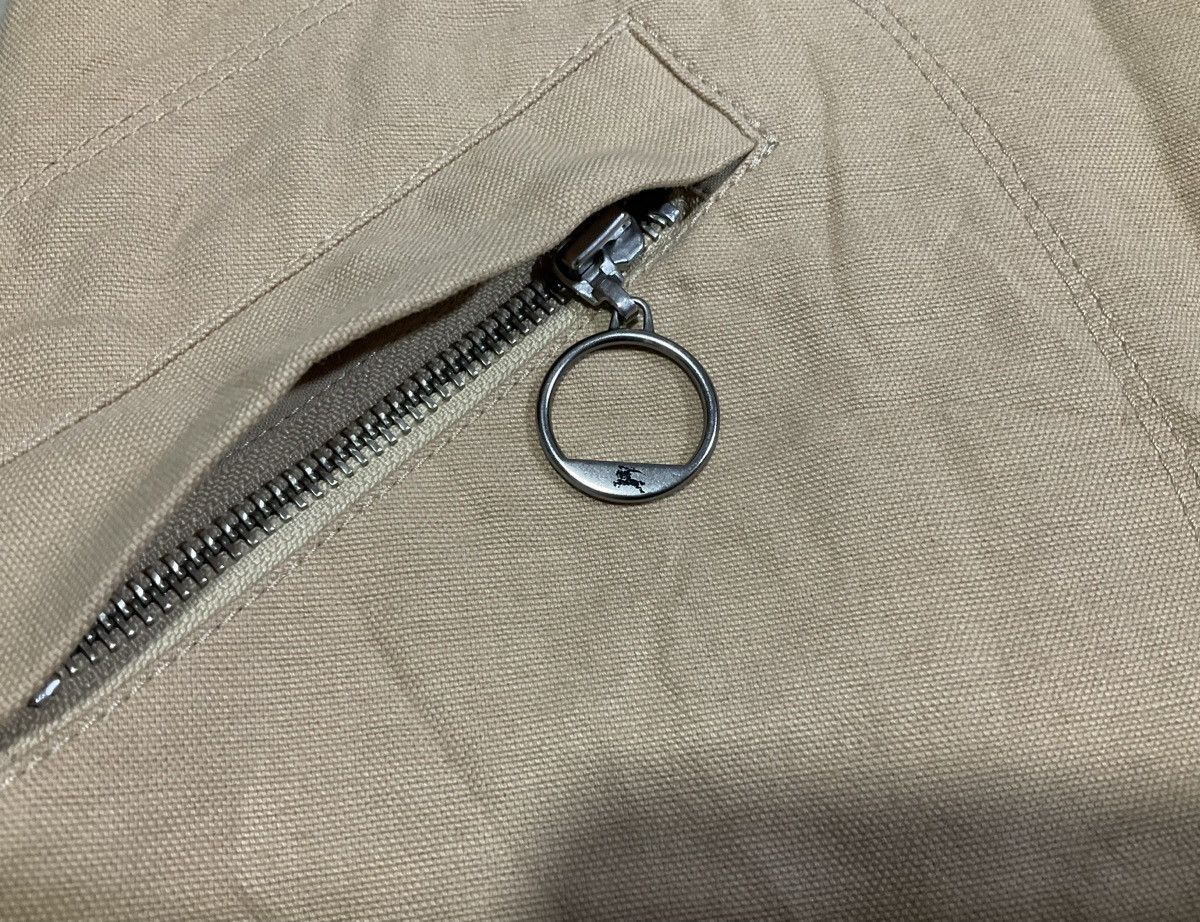 Burberry 🔥Y2K Vintage Burberry Diagonal Buttons Layer Zipper Skirt Size 28" / US 6 / IT 42 - 3 Thumbnail