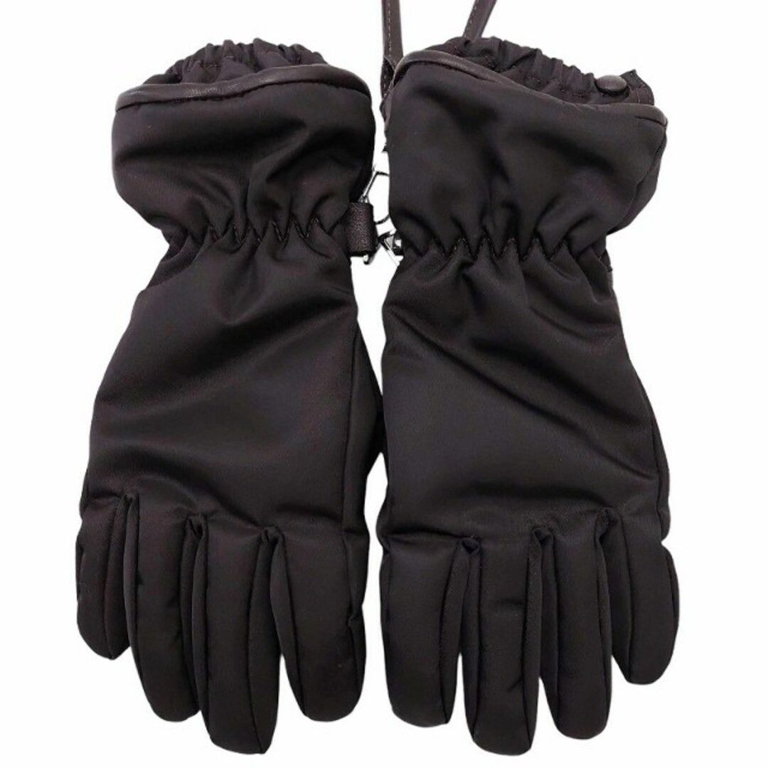 Bottega Veneta o1n1vont1224 Size: 7 / Technical Gloves in Black Size ONE SIZE - 1 Thumbnail