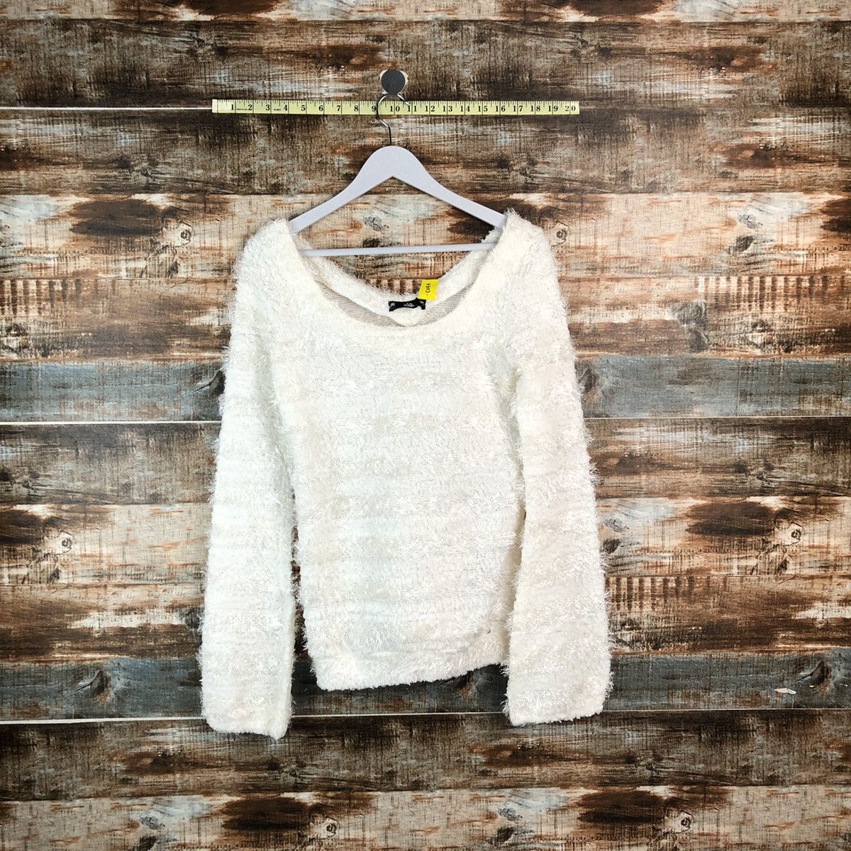 Homespun Knitwear × Japanese Brand DLL Ank Rouge White Knitwear #C053 Size S / US 4 / IT 40 - 1 Thumbnail