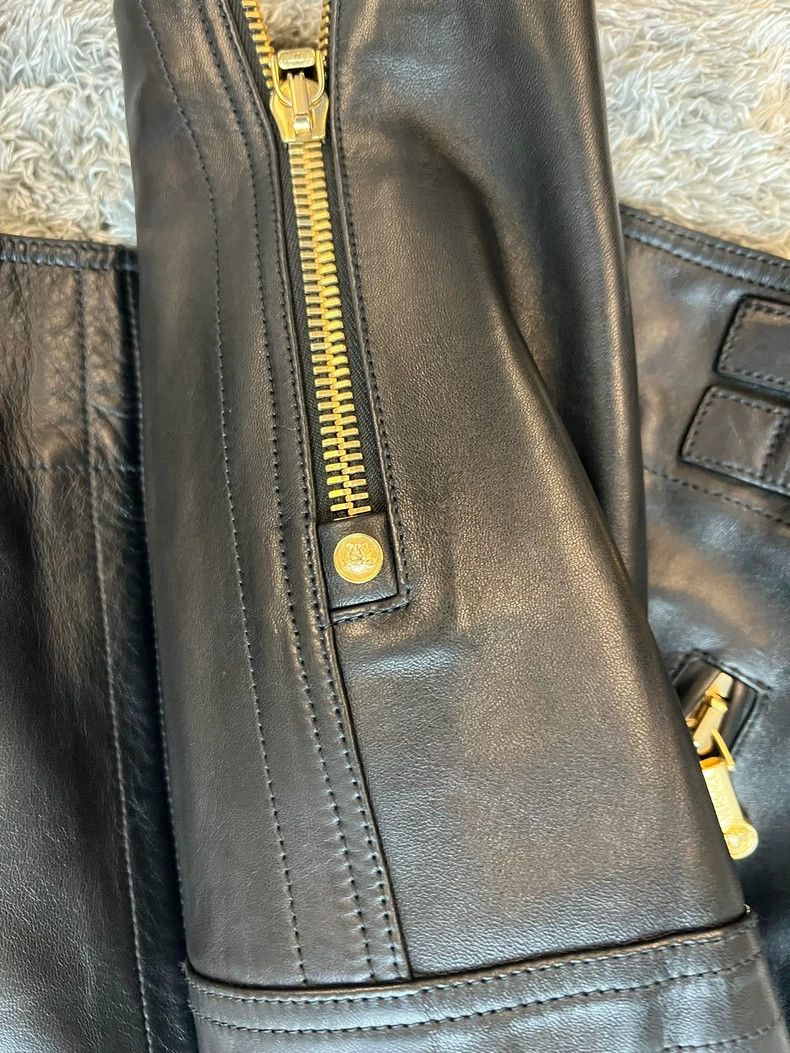 Versace Versace Motorcycle leather jacket Size US S / EU 44-46 / 1 - 6 Thumbnail