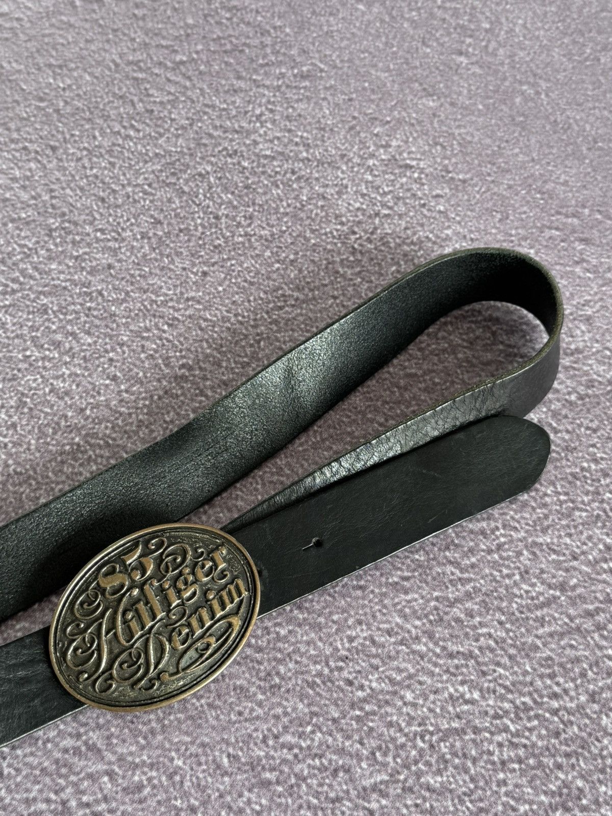 Hysteric Glamour Y2K 90s Hilfiger Denim Leather Metal Glam Belt Size ONE SIZE - 4 Thumbnail