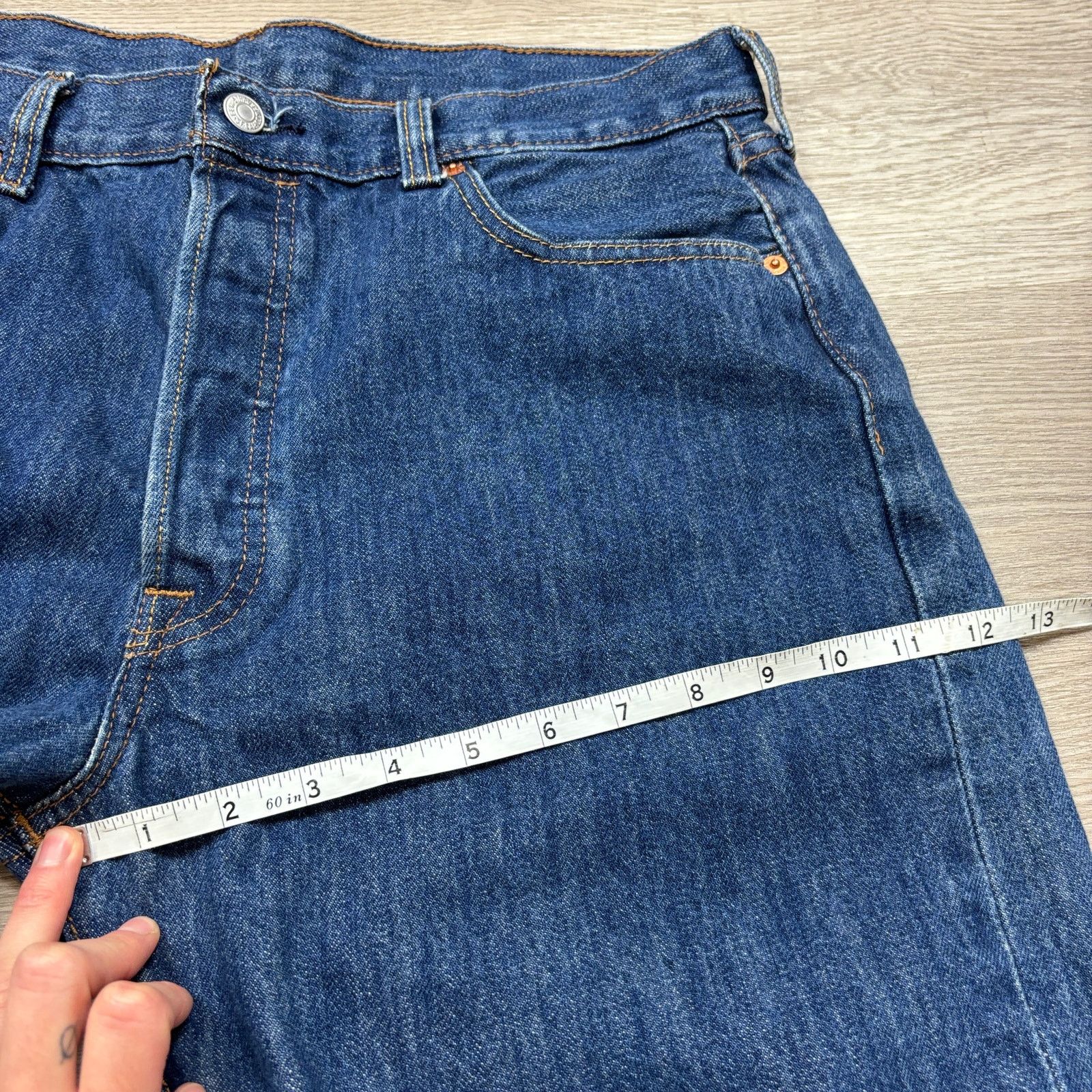 Levi's Levi's 501 Button Fly Straight Leg Jeans Men's 36x30 Size US 36 / EU 52 - 7 Thumbnail