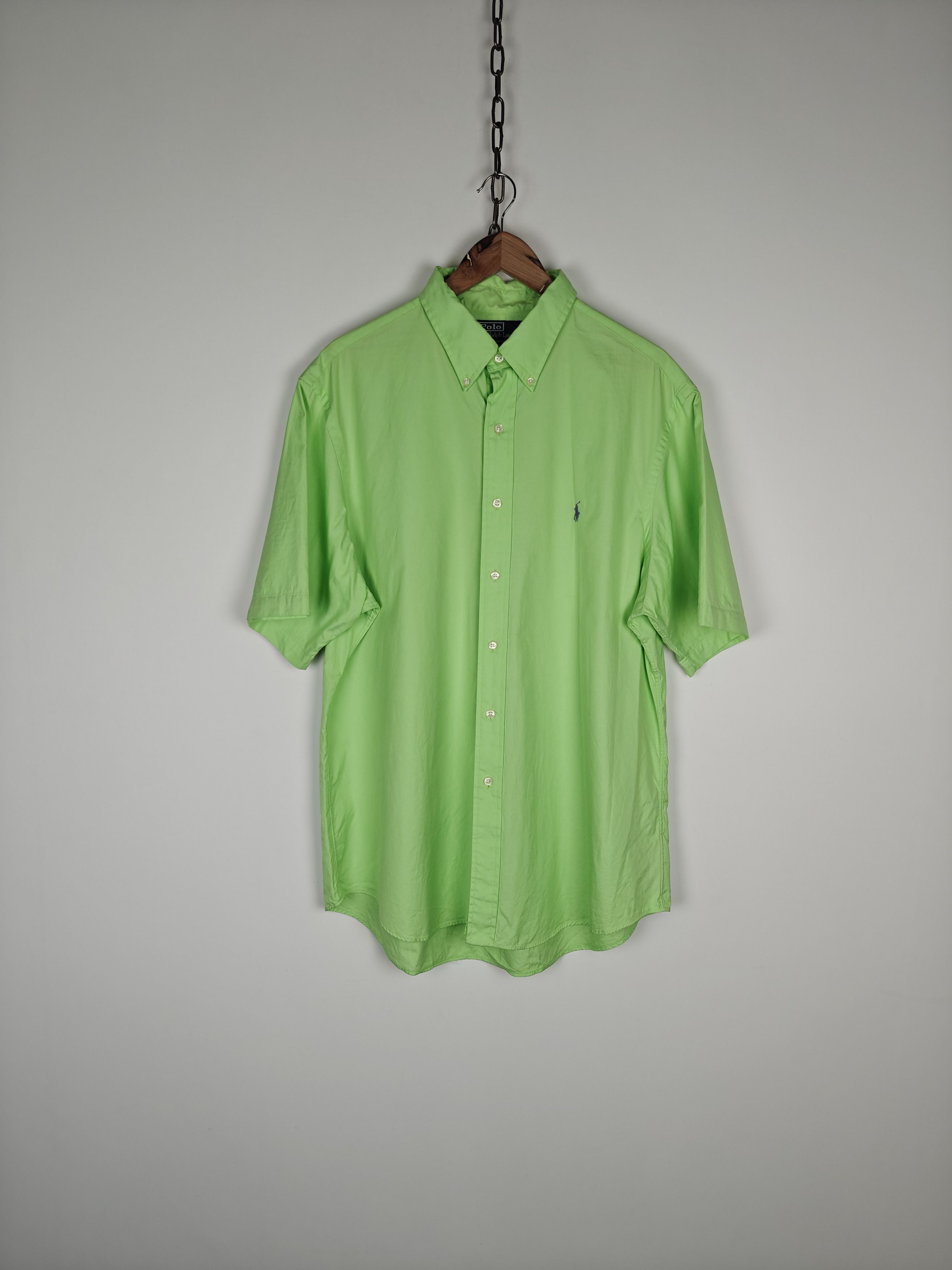 Polo Ralph Lauren Polo Ralph Lauren Shirt VTG Custom Fit Green size XL Size US XL / EU 56 / 4 - 1 Thumbnail