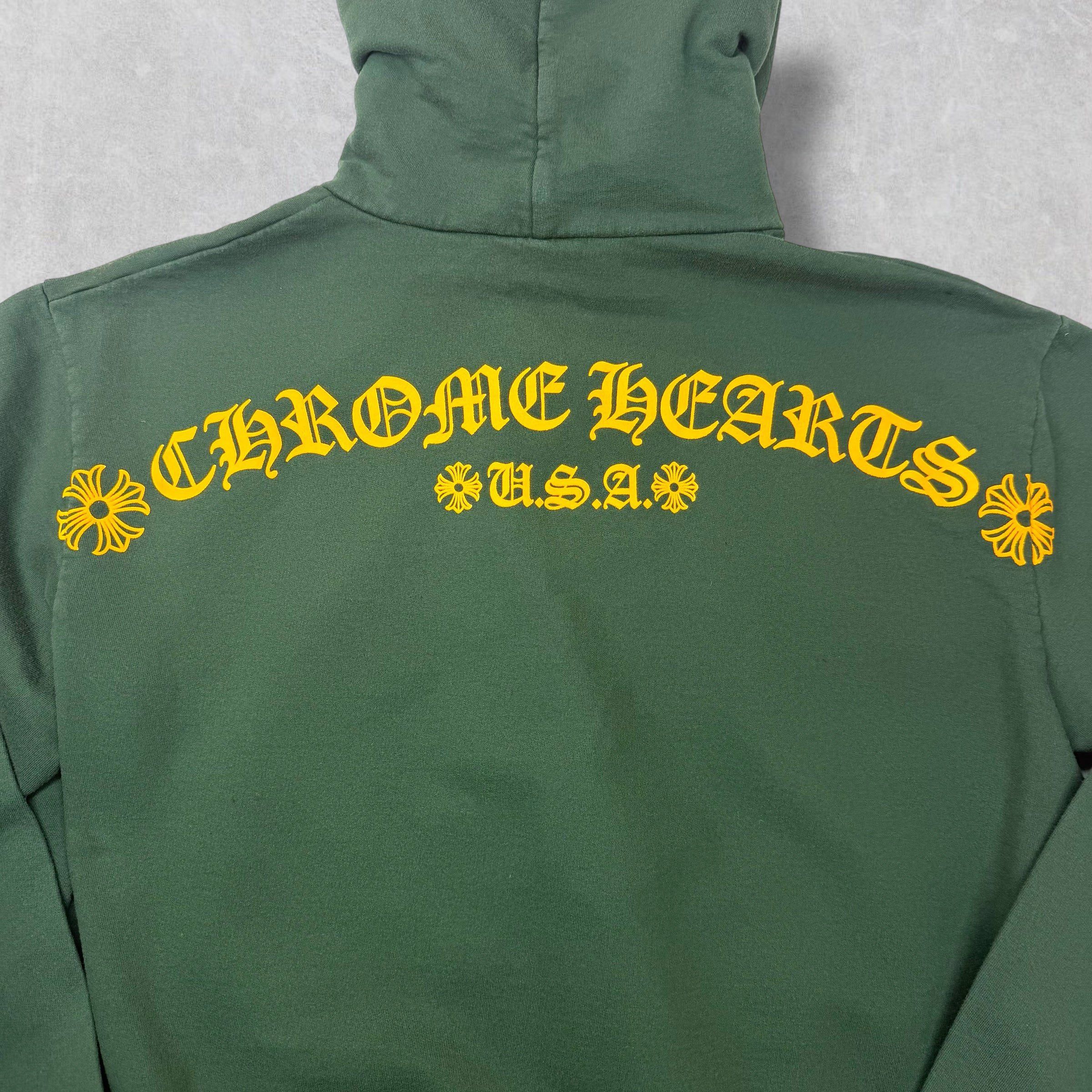 Chrome Hearts Chrome Hearts T-Bar Logo Hoodie Green S Size US S / EU 44-46 / 1 - 3 Thumbnail
