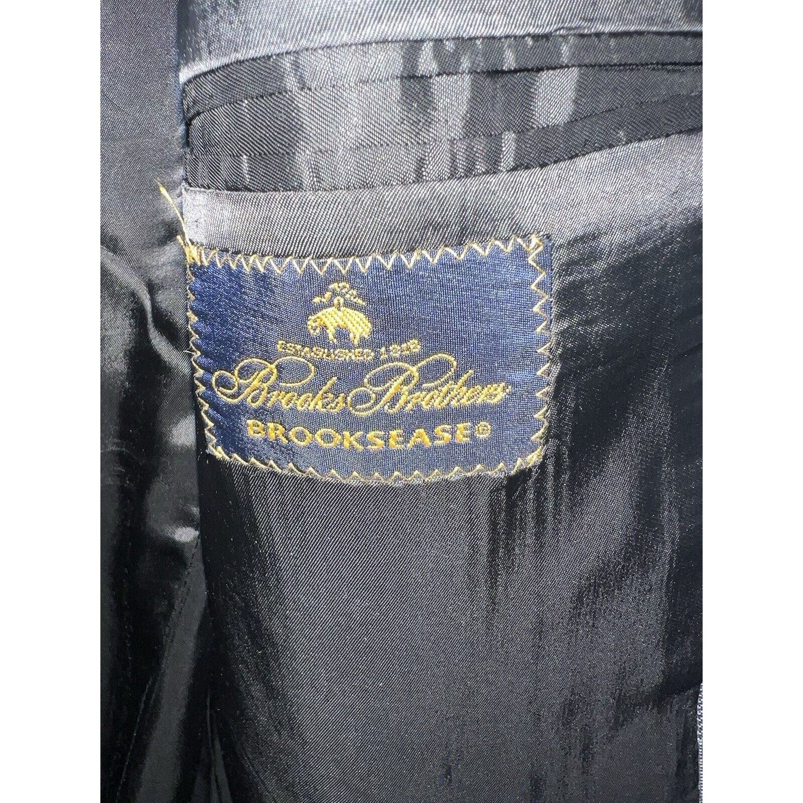 Brooks Brothers Brooks Brothers Blazer Mens 42R Gray Wool Plaid Sport Coat Size 42R - 8 Thumbnail