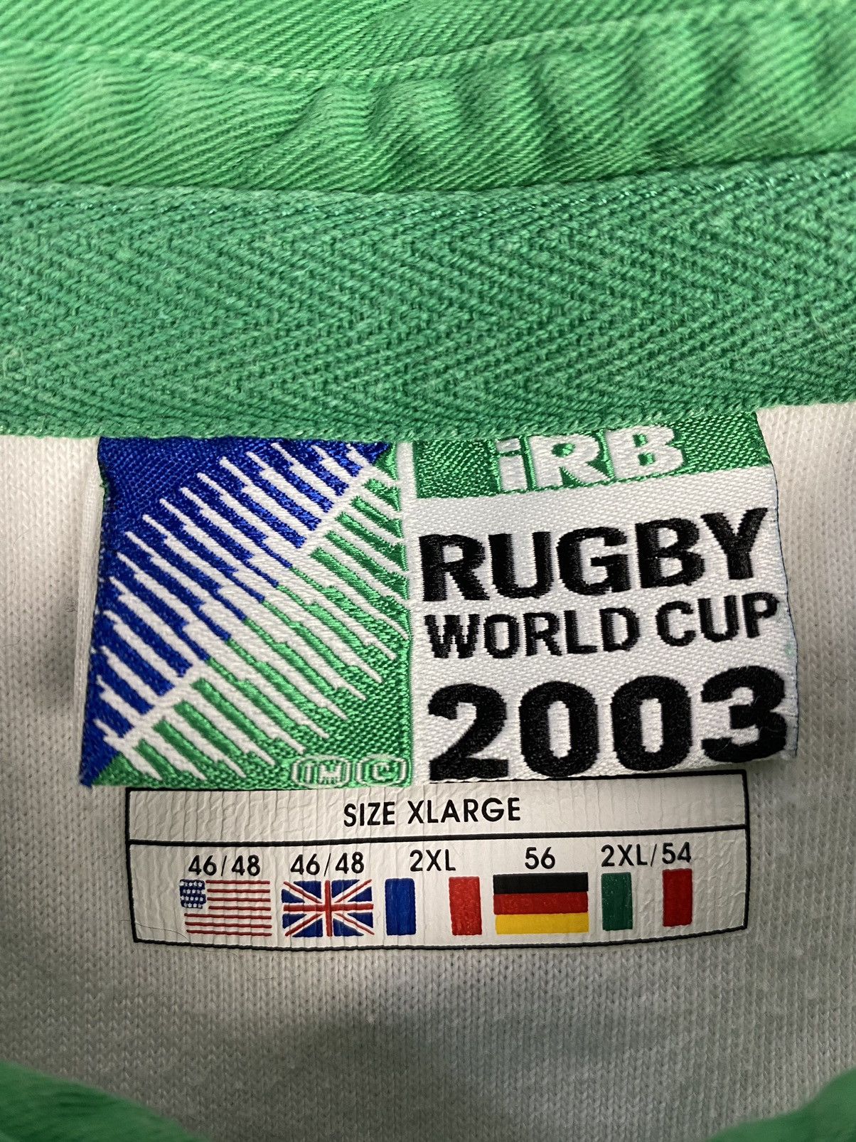 Reebok Vintage Wales Rugby World Cup 2003 Away Jersey Reebok Size US XL / EU 56 / 4 - 13 Thumbnail