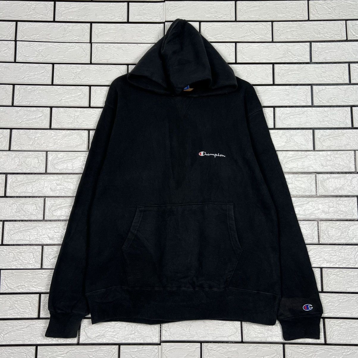 Champion CHAMPION Embroidered Small Logo Pullover Hoodies #4207-C192 Size US L / EU 52-54 / 3 - 1 Thumbnail