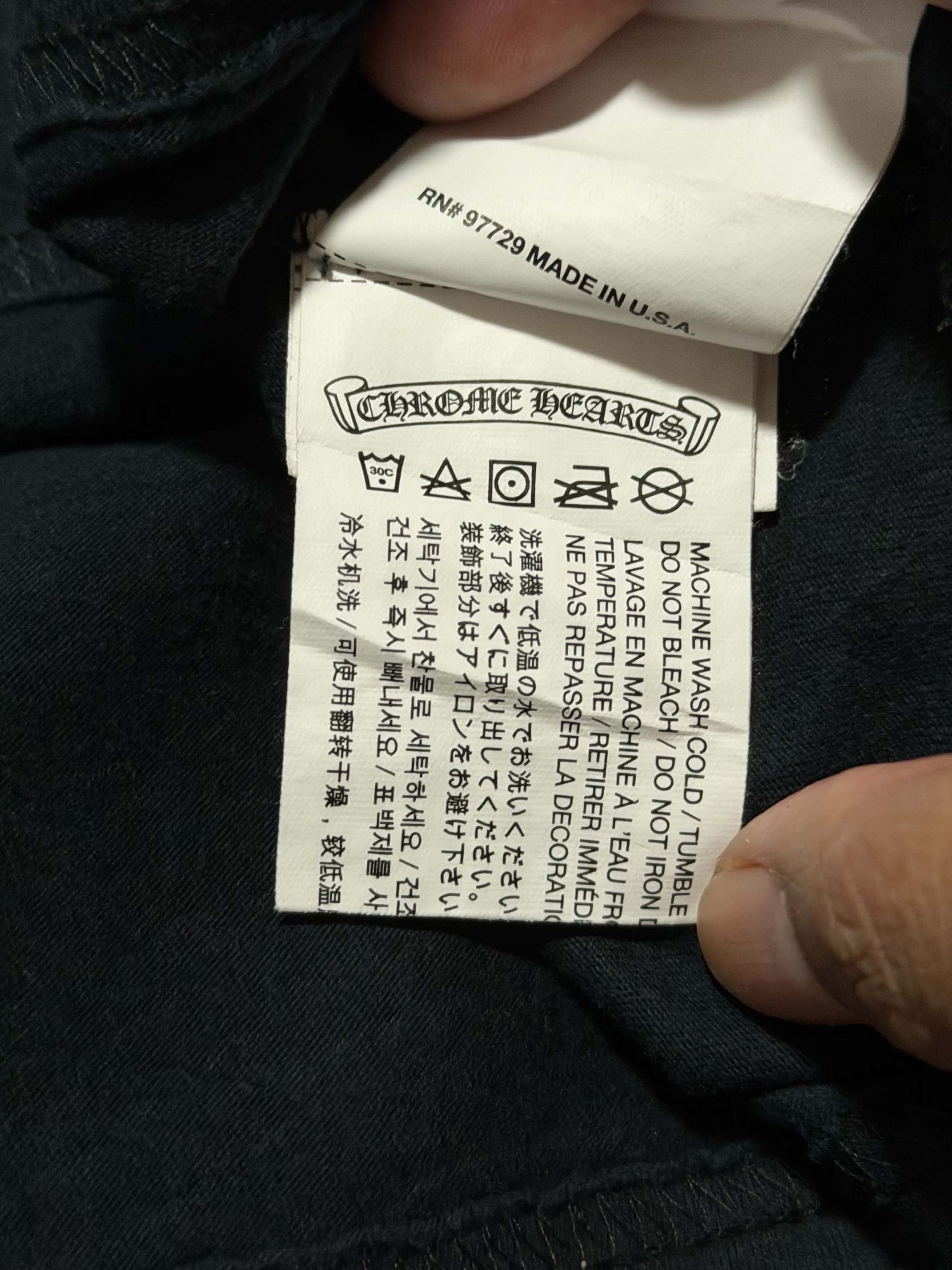 Chrome Hearts LIKE NEW! ICONIC HORSESHOE SCROLL Size US S / EU 44-46 / 1 - 12 Thumbnail