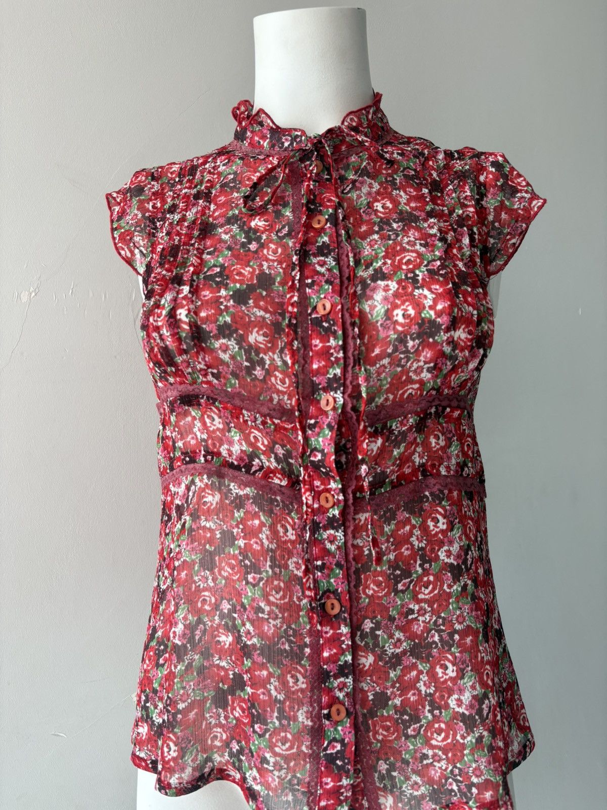 Vintage y2k blouse Size M / US 6-8 / IT 42-44 - 3 Thumbnail