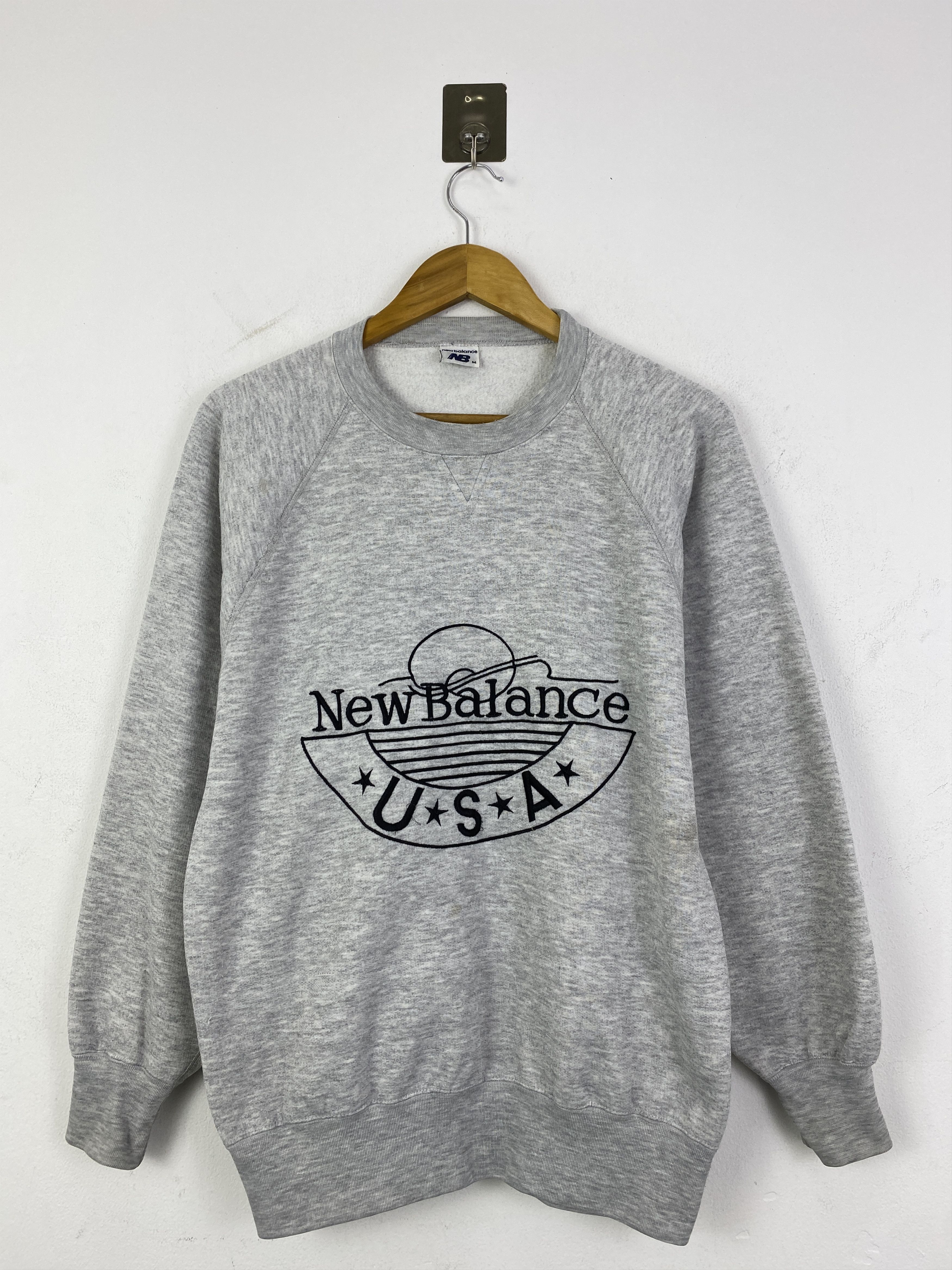 New Balance Vintage 90s New Balance USA Pullover Sweatshirt SH0165 Size US M / EU 48-50 / 2 - 1 Thumbnail