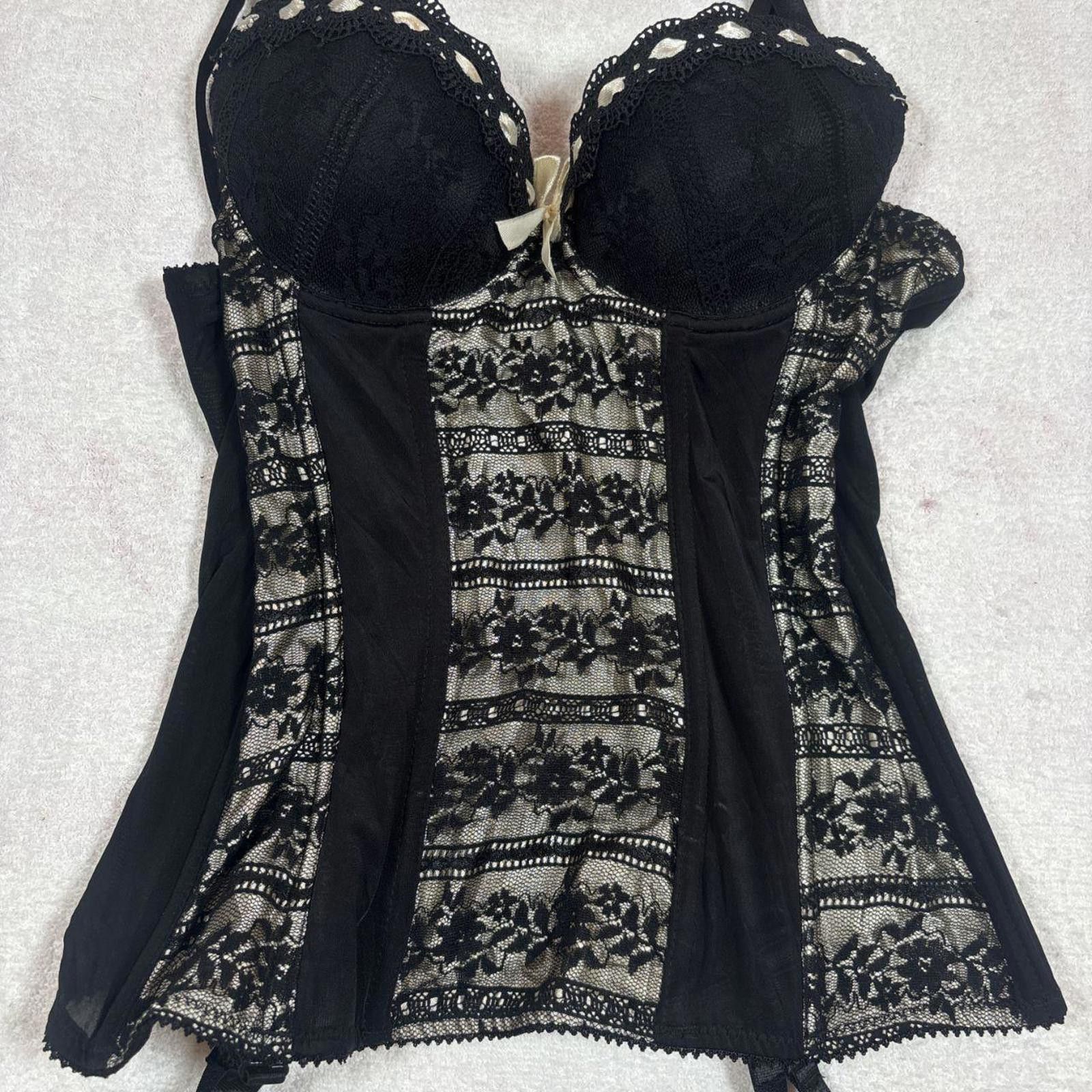 Other y2k vintage euro lace structured corset top Size ONE SIZE - 3 Thumbnail
