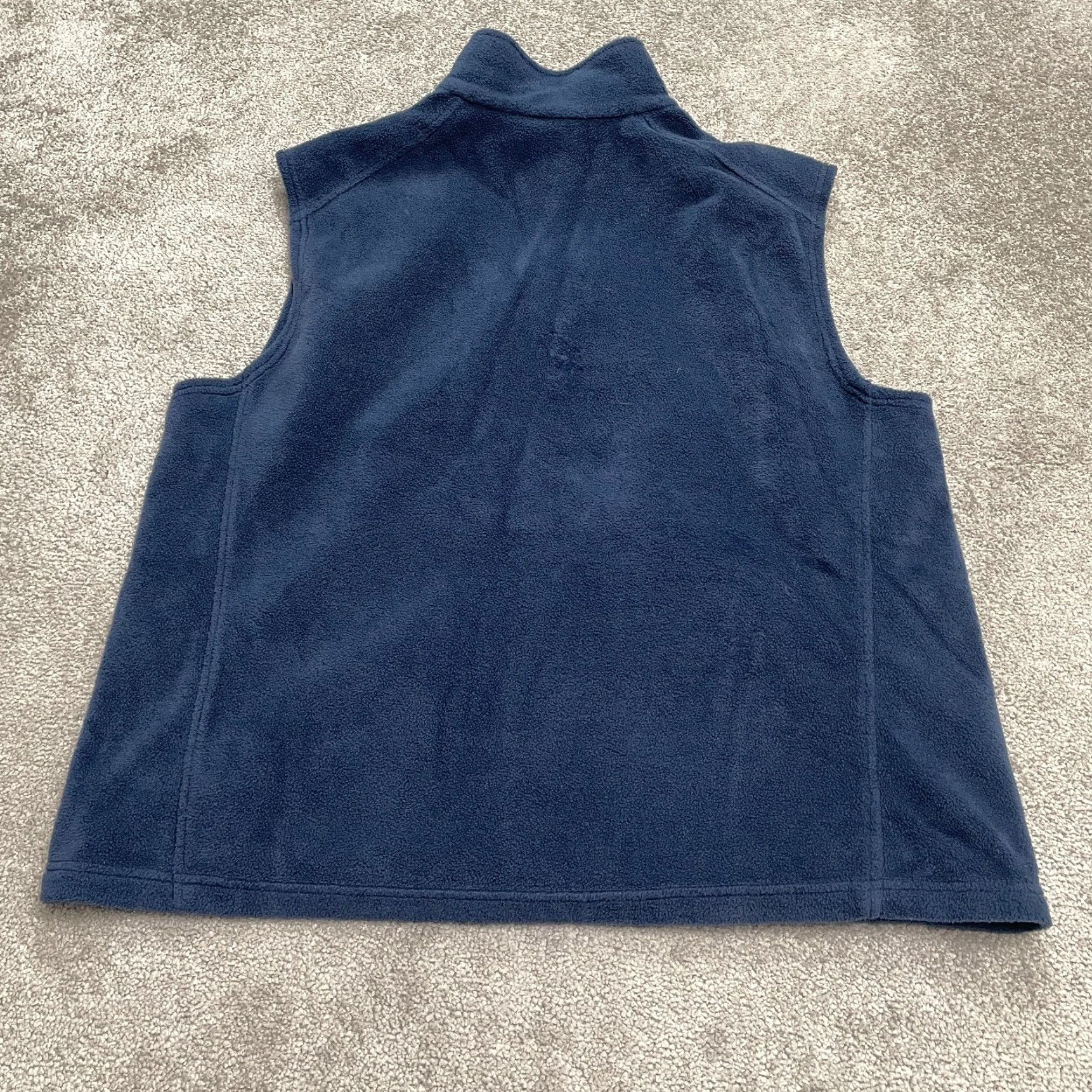 Vintage Columbia Steens Mountain Fleece Vest Mens XL Blue Black Full Zip Outdoor Hiking Vest Jacket Size US XL / EU 56 / 4 - 2 Thumbnail