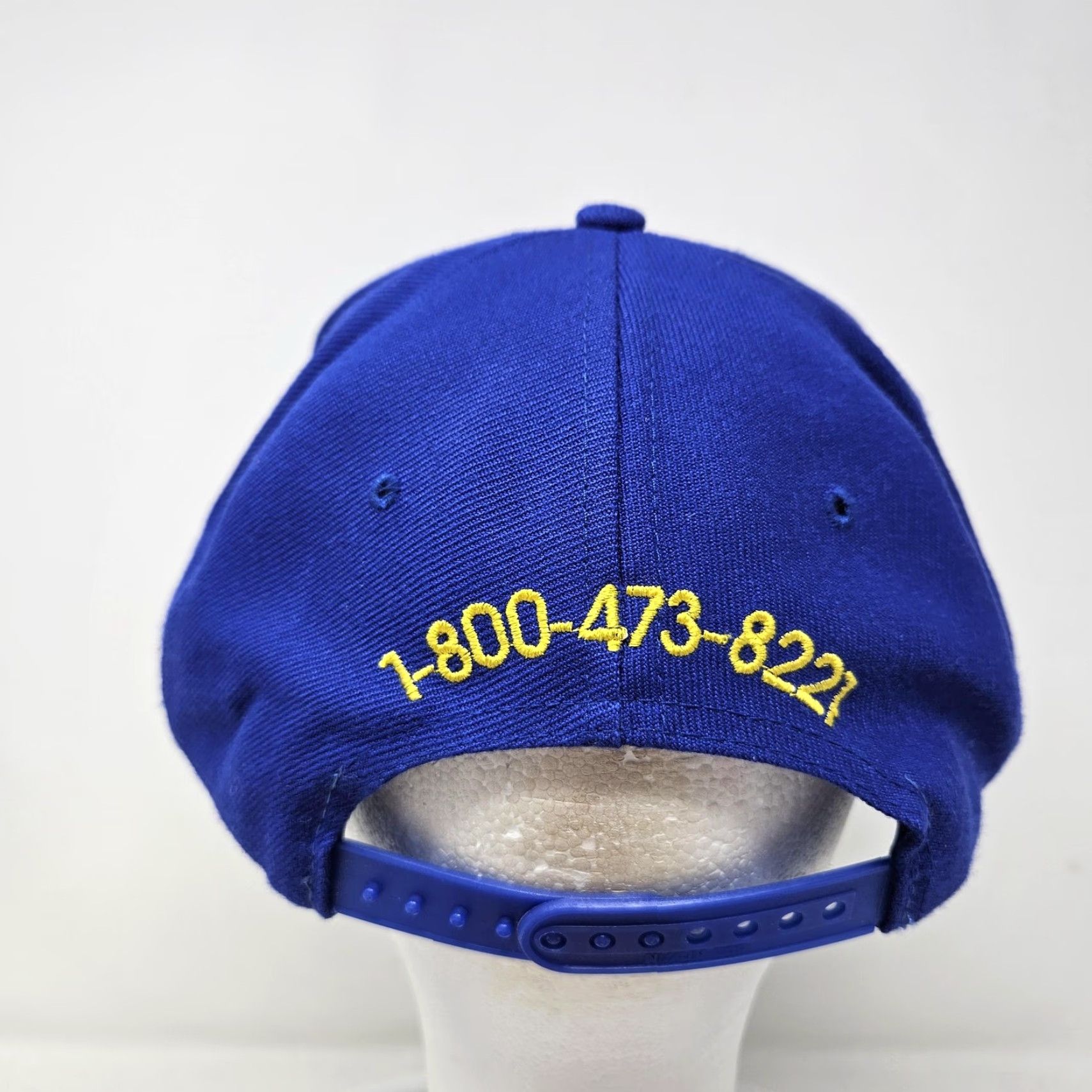 Vintage VINTAGE Nissun Stone Age Tools Hat Cap Snap Back Blue Embroidered Logo Mens One Size Adjustable Wool Acrylic 90s Size ONE SIZE - 4 Thumbnail