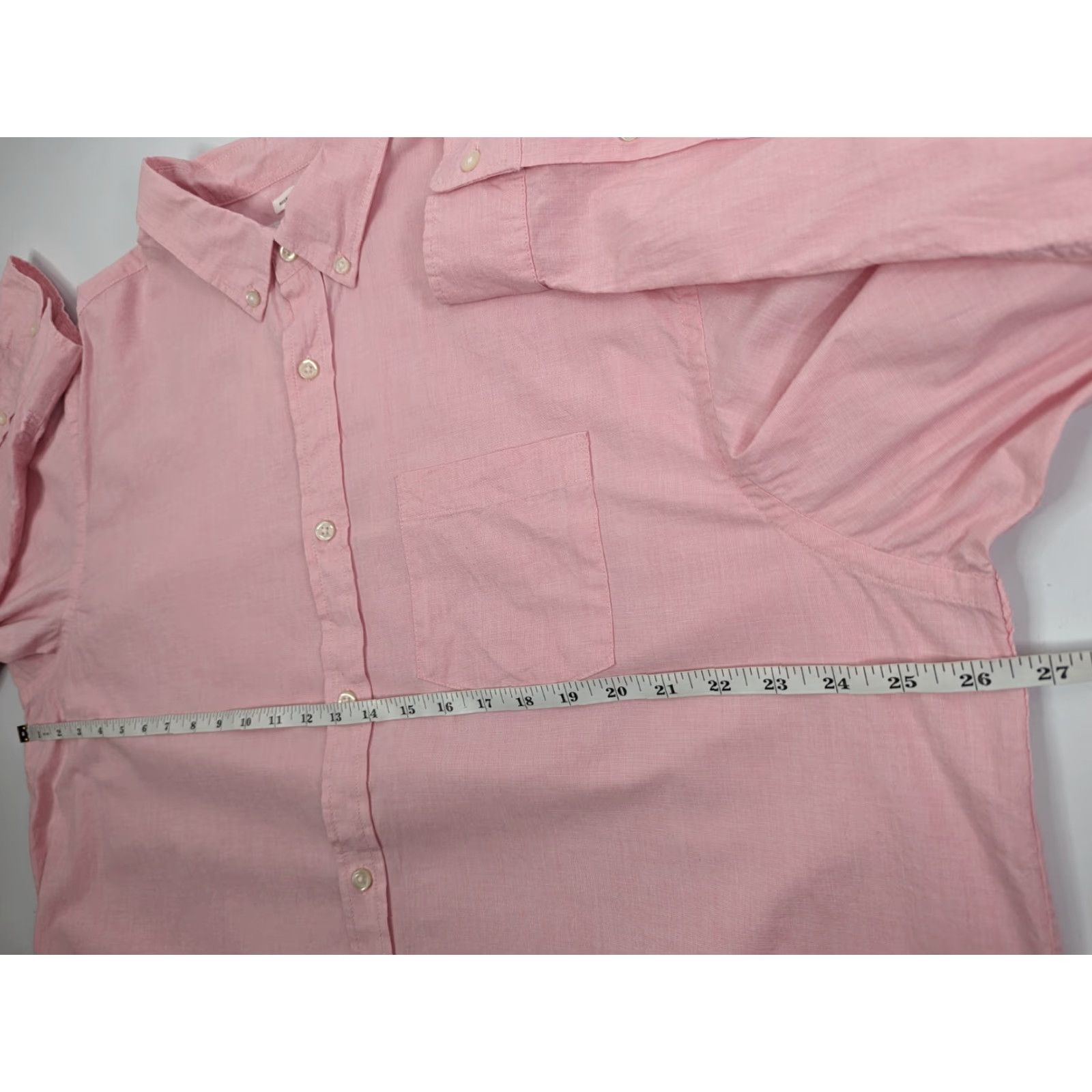Old Navy Old Navy Shirt Men’s Pink Apple Guava Long Sleeve Button 2XL Casual Plaid Size US XXL / EU 58 / 5 - 5 Thumbnail