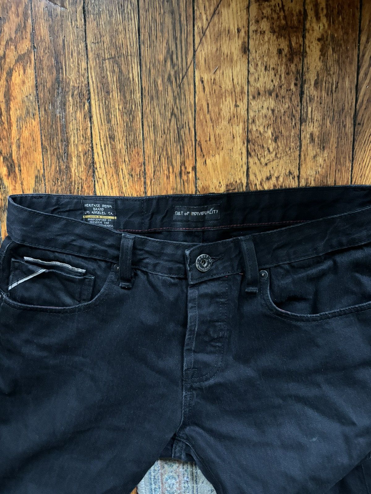 Cult Of Individuality Cult of individuality salvage boot cut black jeans Size US 32 / EU 48 - 2 Thumbnail