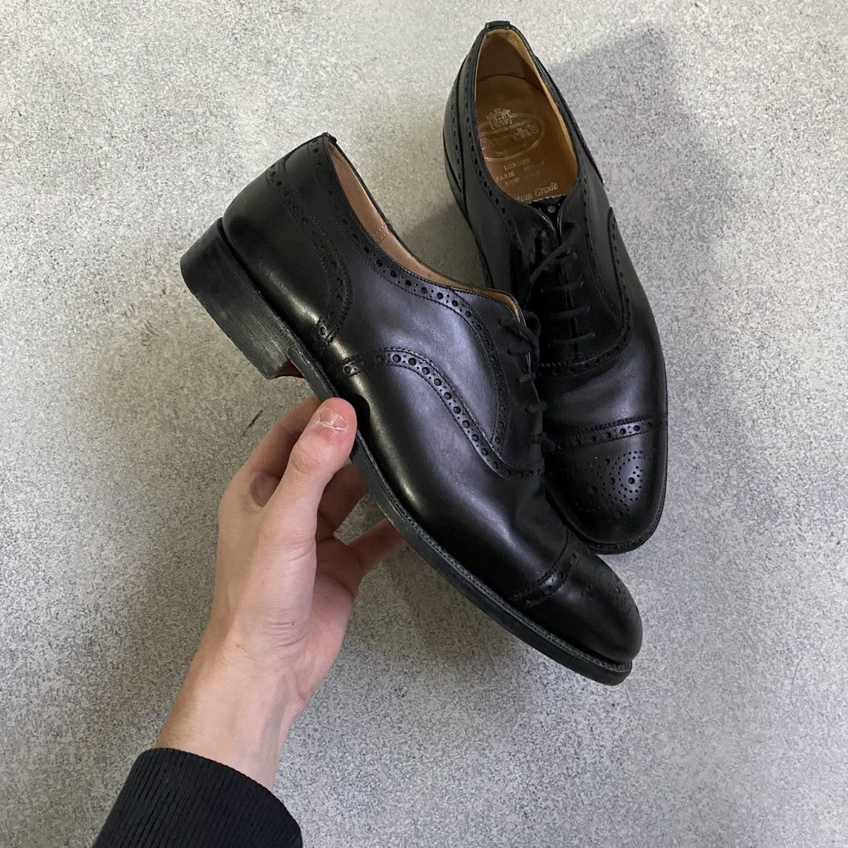 Church's Church's Oxford Shoes Size UK 7.5 26.5 cm Black Leather Size US 8 / EU 41 - 3 Thumbnail
