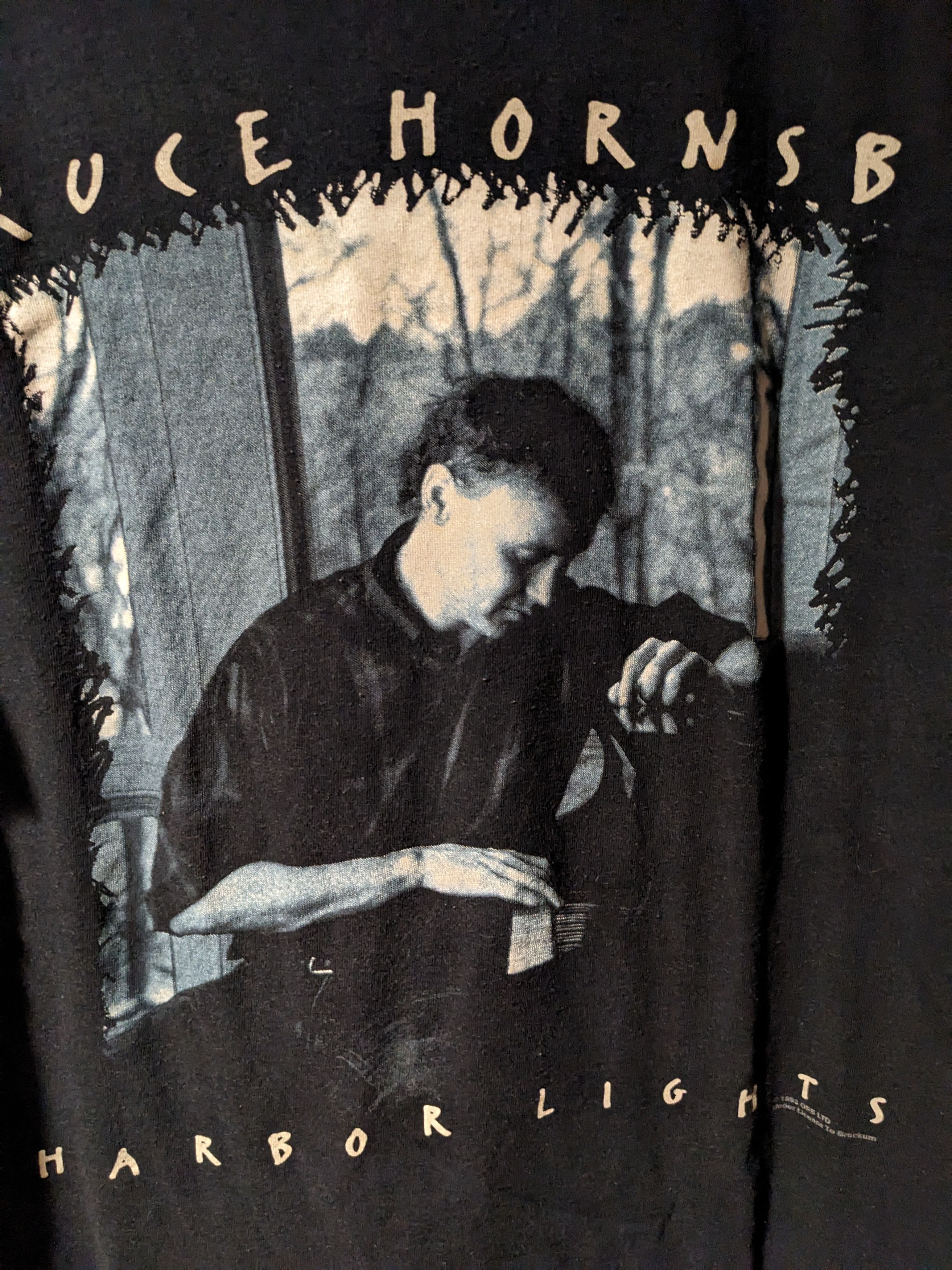Band Tees × Vintage Vintage 1993 Bruce Hornsby Tour Harbor Lights T-Shirt Size US XL / EU 56 / 4 - 2 Thumbnail