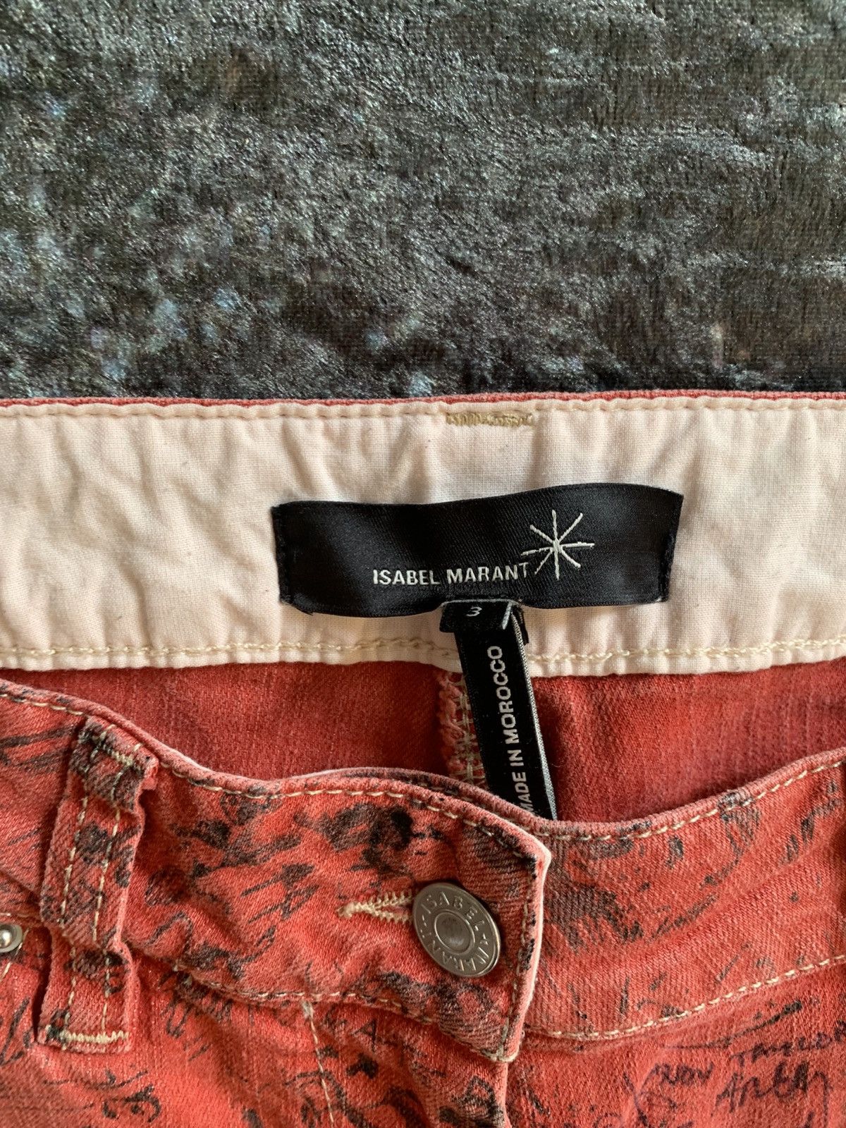 Isabel Marant Drawing Jeans