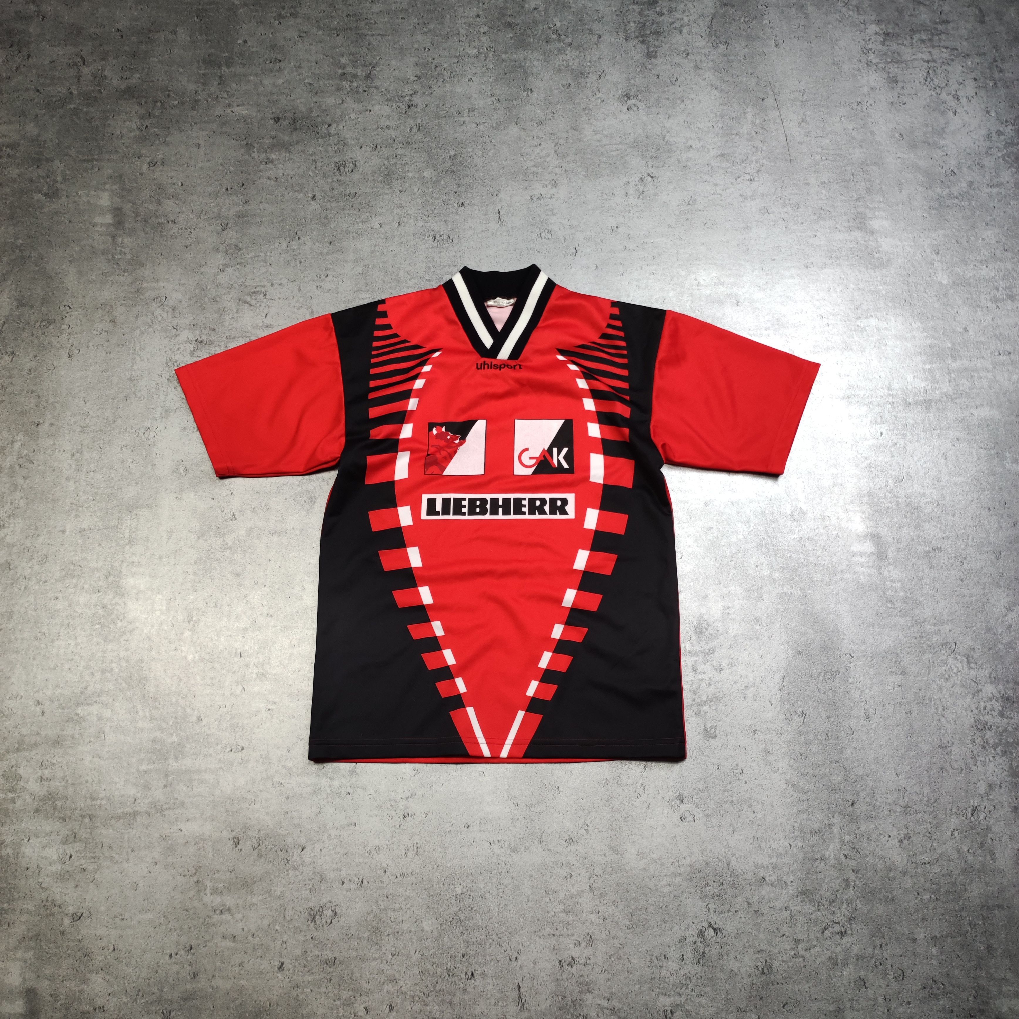 Vintage Vintage RARE 90s Grazer AK GAK Liebherr Football Jersey Size US S / EU 44-46 / 1 - 1 Thumbnail