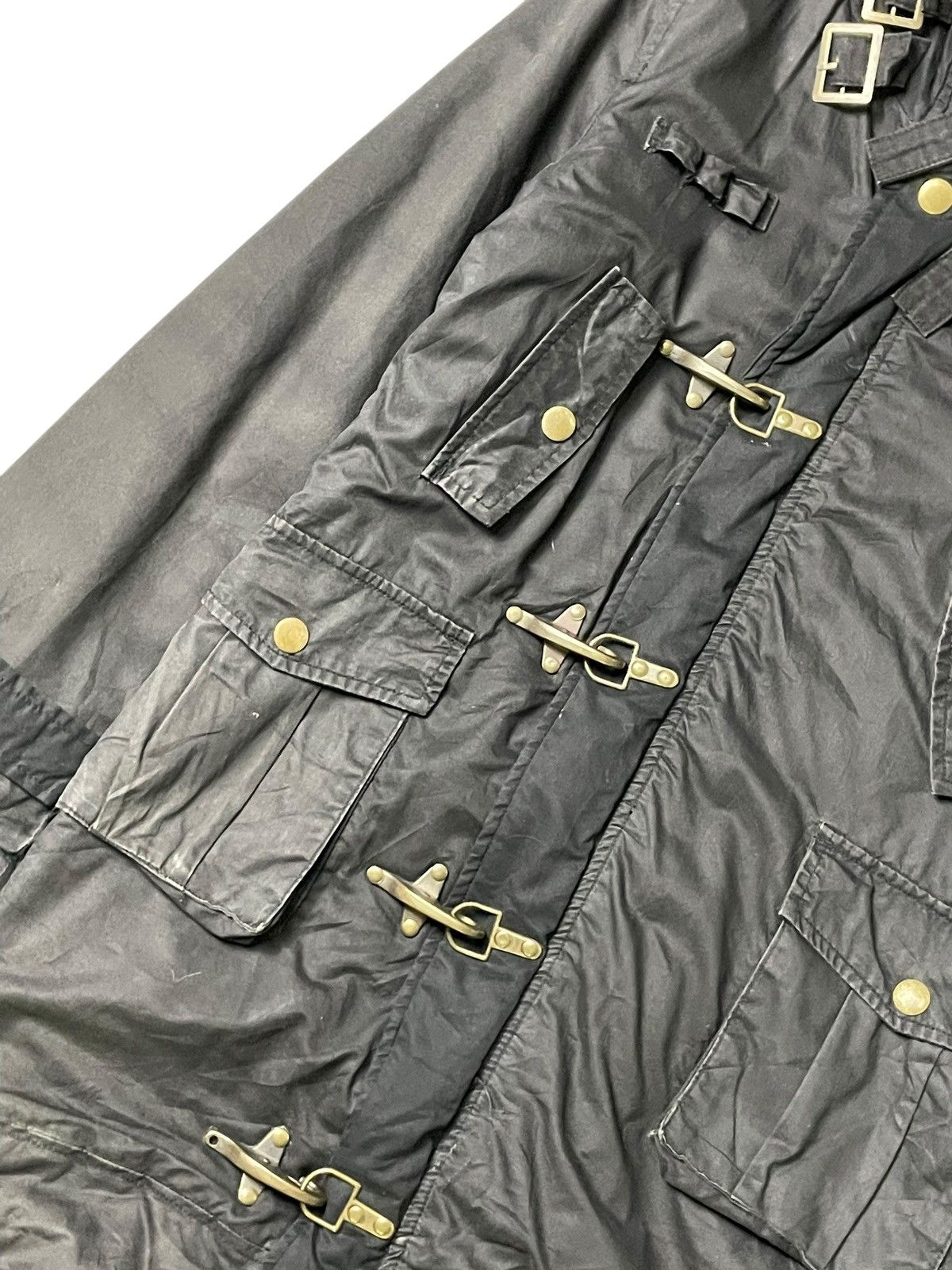 If Six Was Nine × Japanese Brand × Le Grande Bleu (L.G.B.) Edge Line Brand Long Duffle Jacket with Fur (67) Size US XXS / EU 40 - 5 Thumbnail