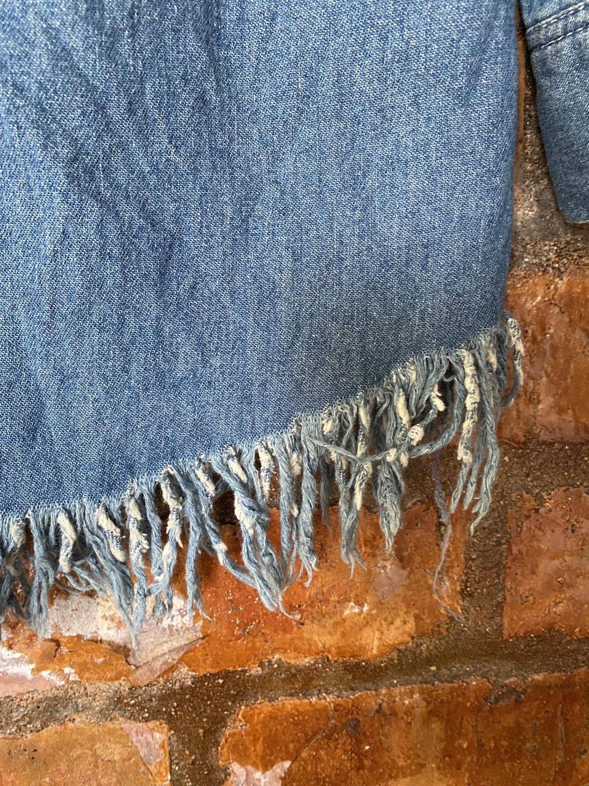 Isamu Katayama Backlash Ungrid Japan Stud stone and hem fringe Size US S / EU 44-46 / 1 - 6 Thumbnail