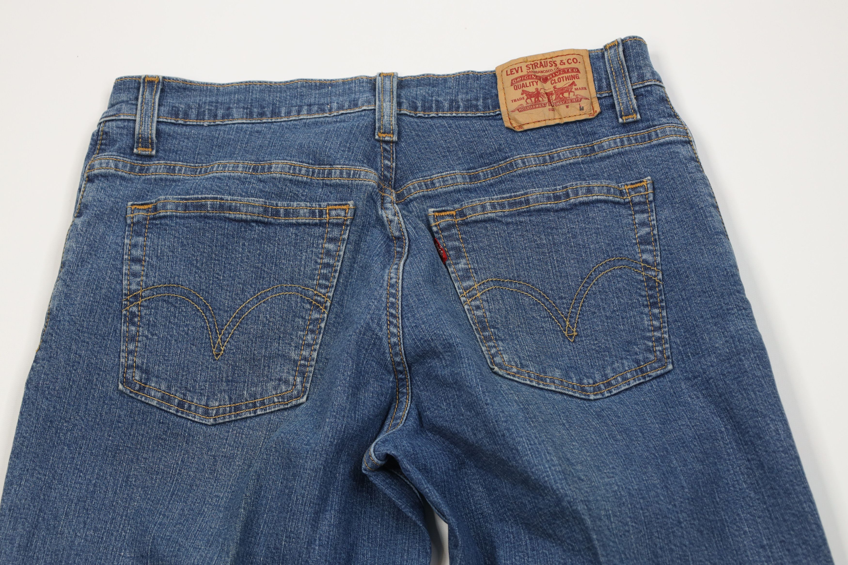 Levi's Vintage Y2K 2005 Levis 550 Flared Relaxed Boot Cut Jeans Size 32" / US 10 / IT 46 - 12 Thumbnail