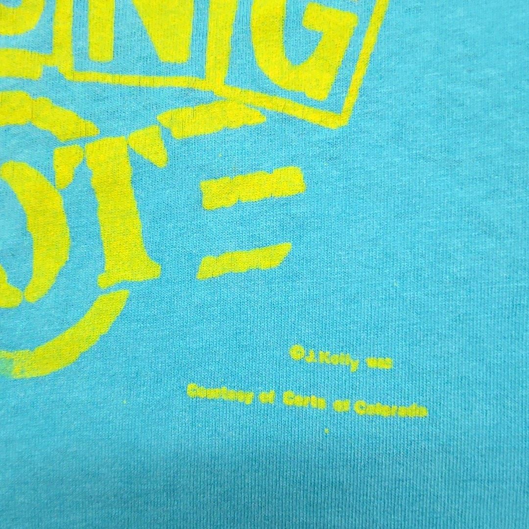 Fruit Of The Loom Vintage Young Not Shirt Graphic Tee Blue 90s XL USA Made Size US XL / EU 56 / 4 - 3 Thumbnail