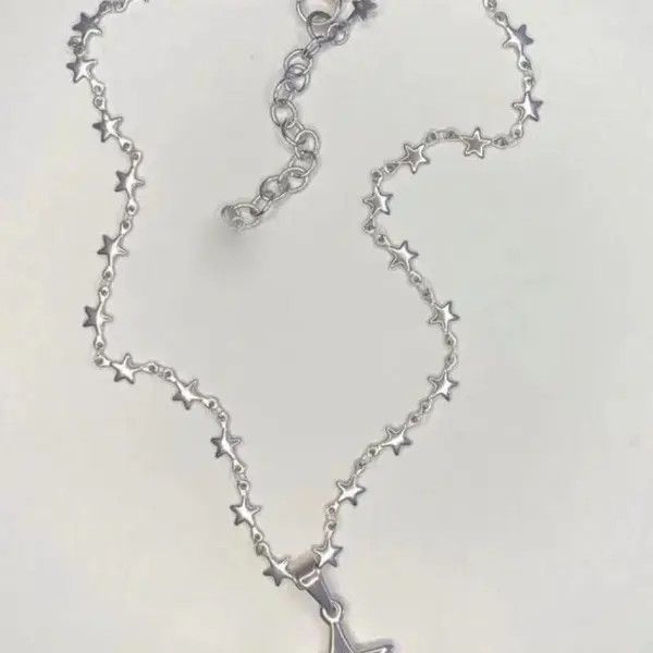 Jewelry y2k Pendant Star Necklace Size ONE SIZE - 4 Thumbnail
