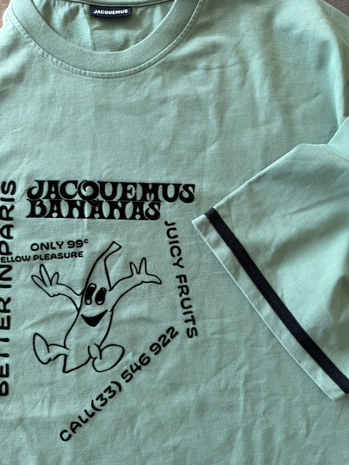 Jacquemus Jacquemus Le T-Shirt - Banana Graphic - XXL Size US XXL / EU 58 / 5 - 5 Thumbnail