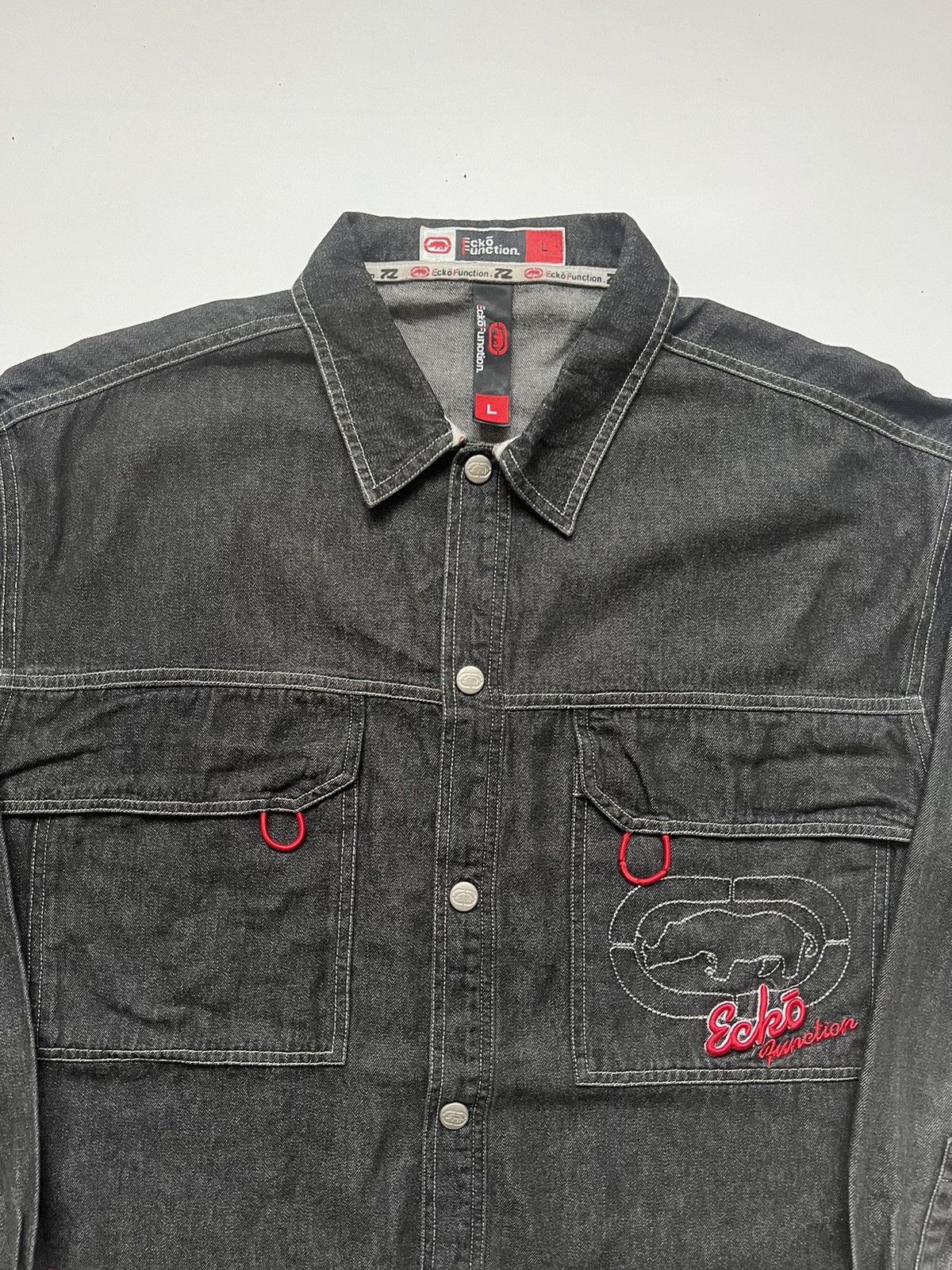 Ecko Unltd. Ecko Unltd. Function 72 Denim Shirt Size US L / EU 52-54 / 3 - 2 Thumbnail
