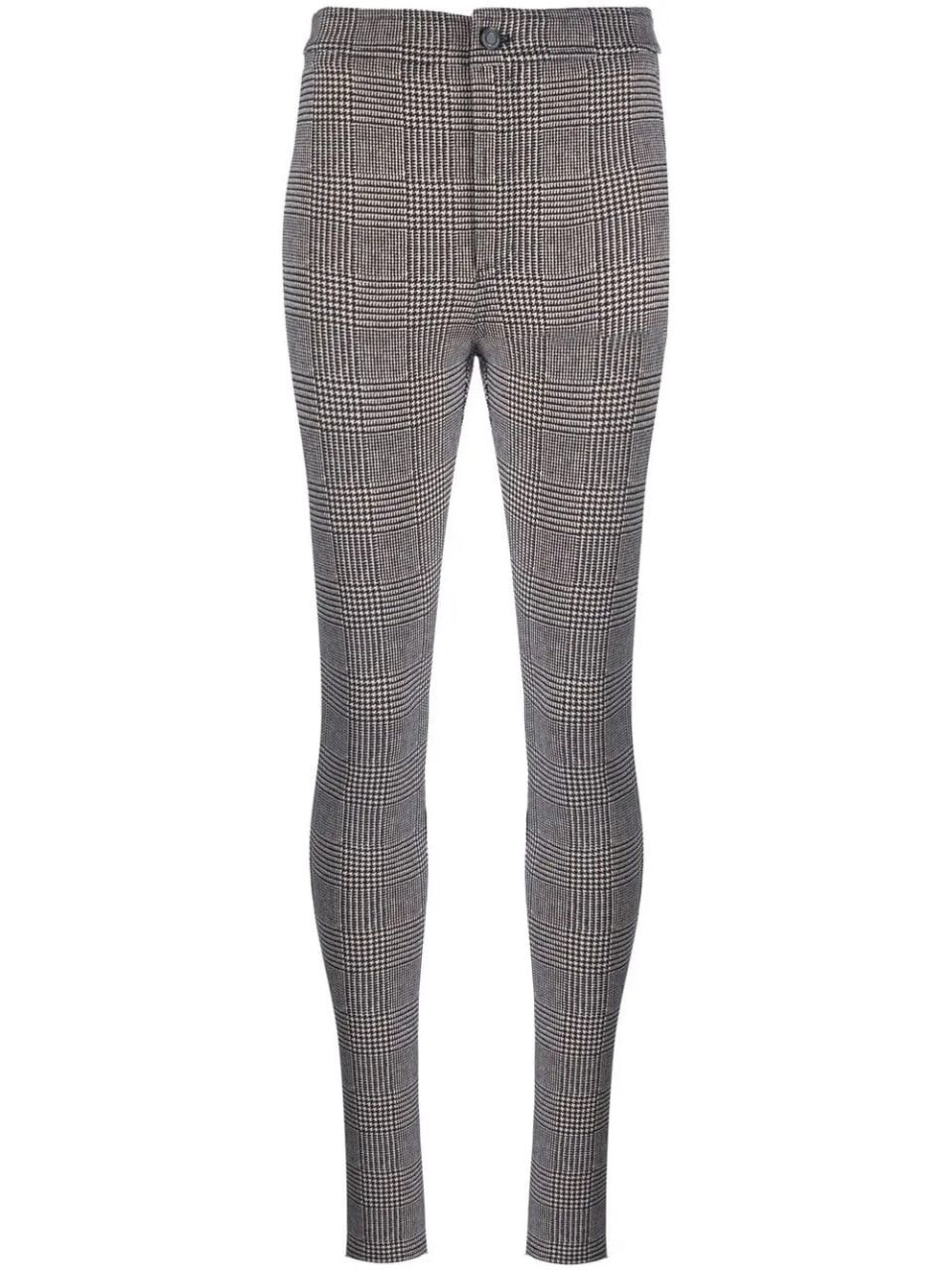 Yves Saint Laurent Saint Laurent check Skinny Jersey Leggings Trousers pants Size 30" / US 8 / IT 44 - 2 Thumbnail