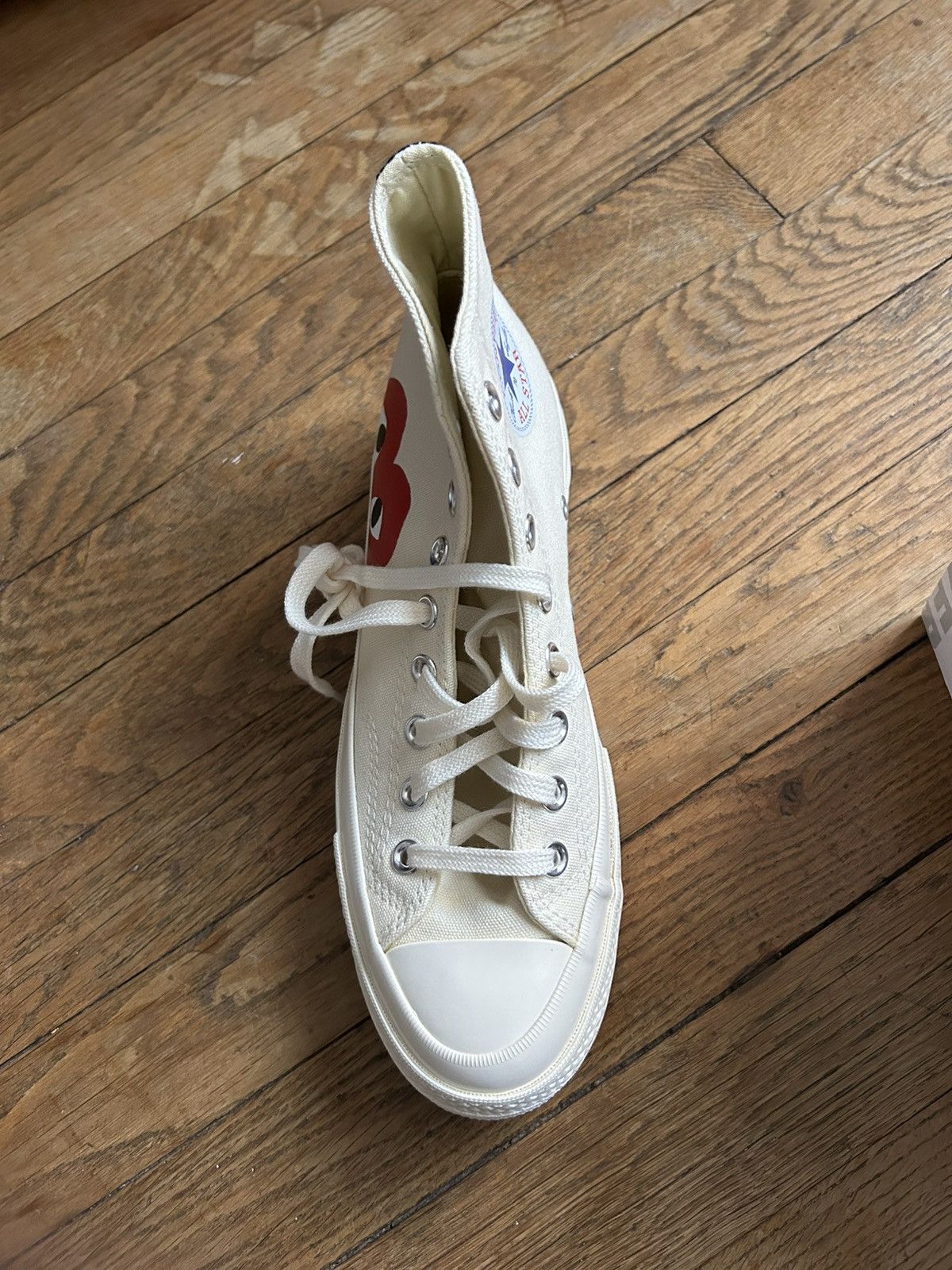Comme des Garcons PLAY × Converse Sneakers montantes Converse x Comme des Garçons PLAY Blanc Size US 7 / EU 40 - 5 Thumbnail