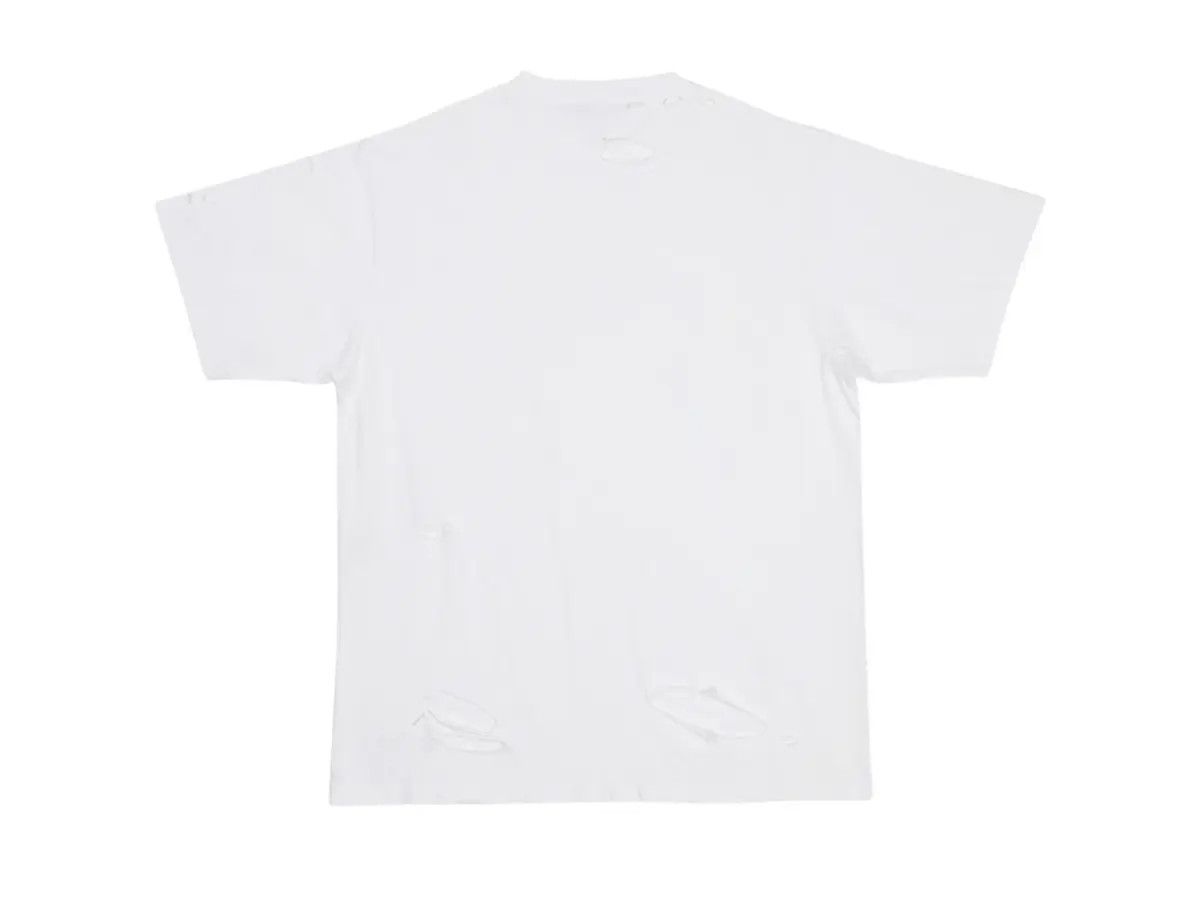 Balenciaga o1in1g1024 Caps T-Shirt Boxy Fit in White Size M / US 6-8 / IT 42-44 - 2 Thumbnail