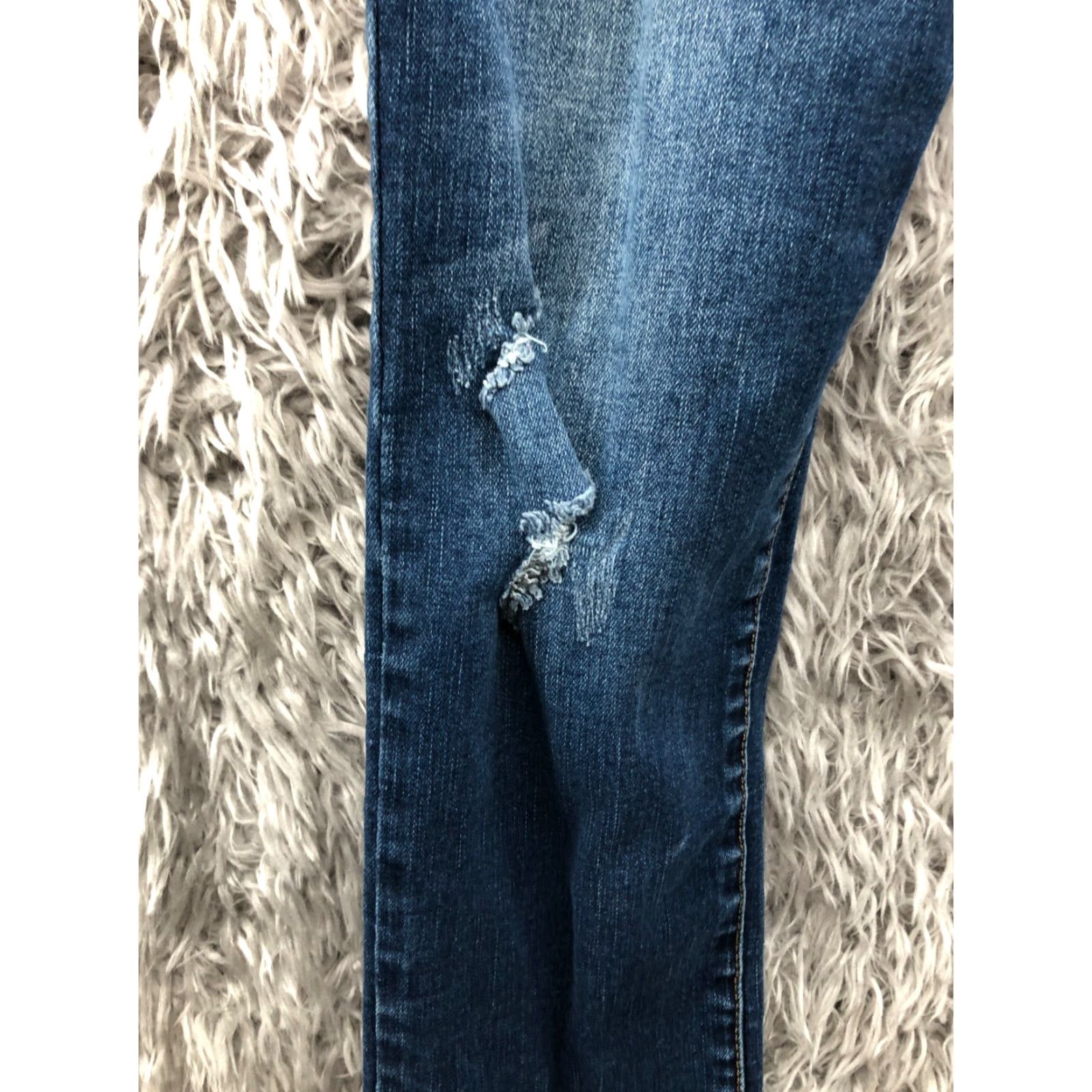 Vintage Arizona Slim Jeans Size 34x30 Mens Mid Rise Straight Leg Dark Wash Blue Denim Jeans Size US 34 / EU 50 - 5 Thumbnail