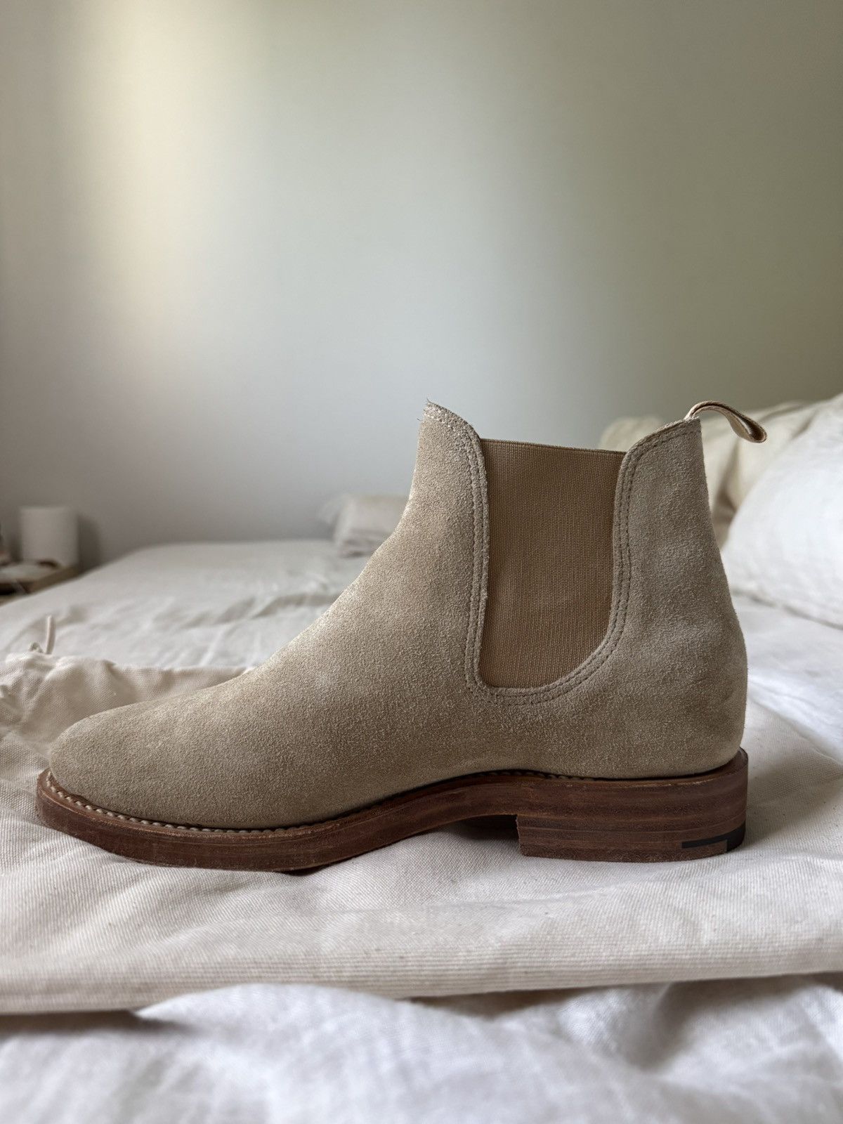 Viberg Milkshake Suede Chelsea Boots Size US 6.5 / EU 39-40 - 8 Thumbnail