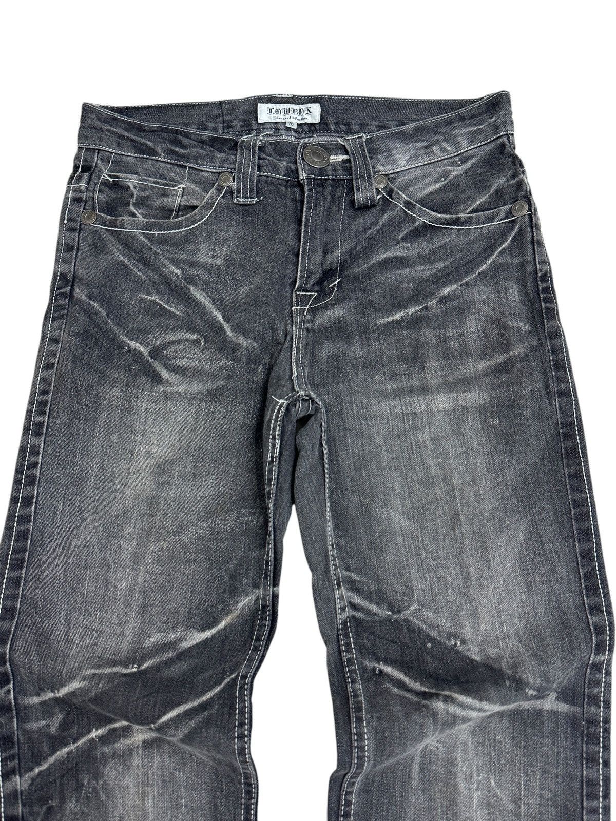 Hysteric Glamour LOWBOX SMOKED ACID WASHED JUNYA WATANABE STYLE DENIM Size US 29 - 3 Thumbnail