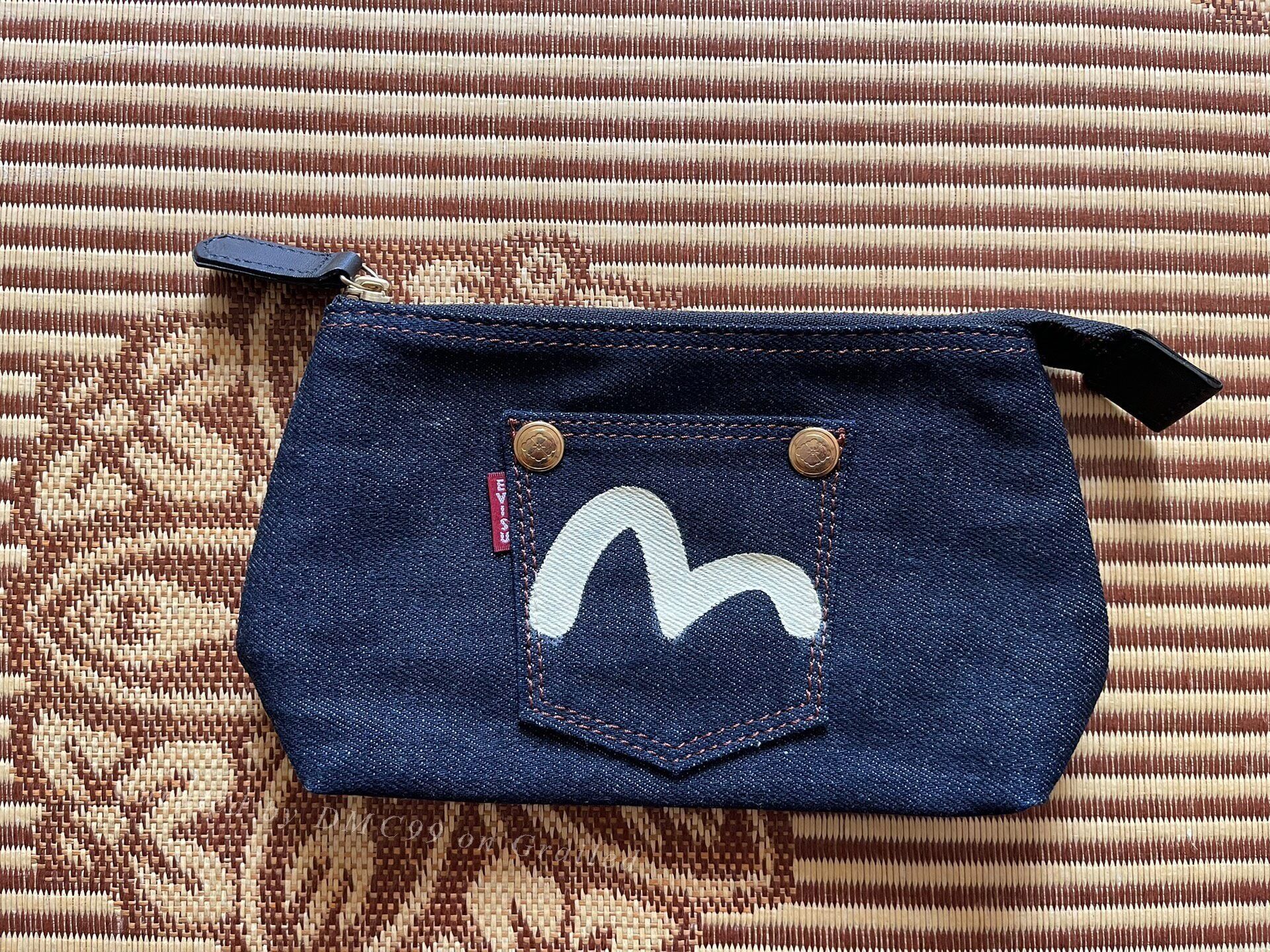 Evisu Evisu Denim Clutch Coin Purse Size ONE SIZE - 1 Thumbnail