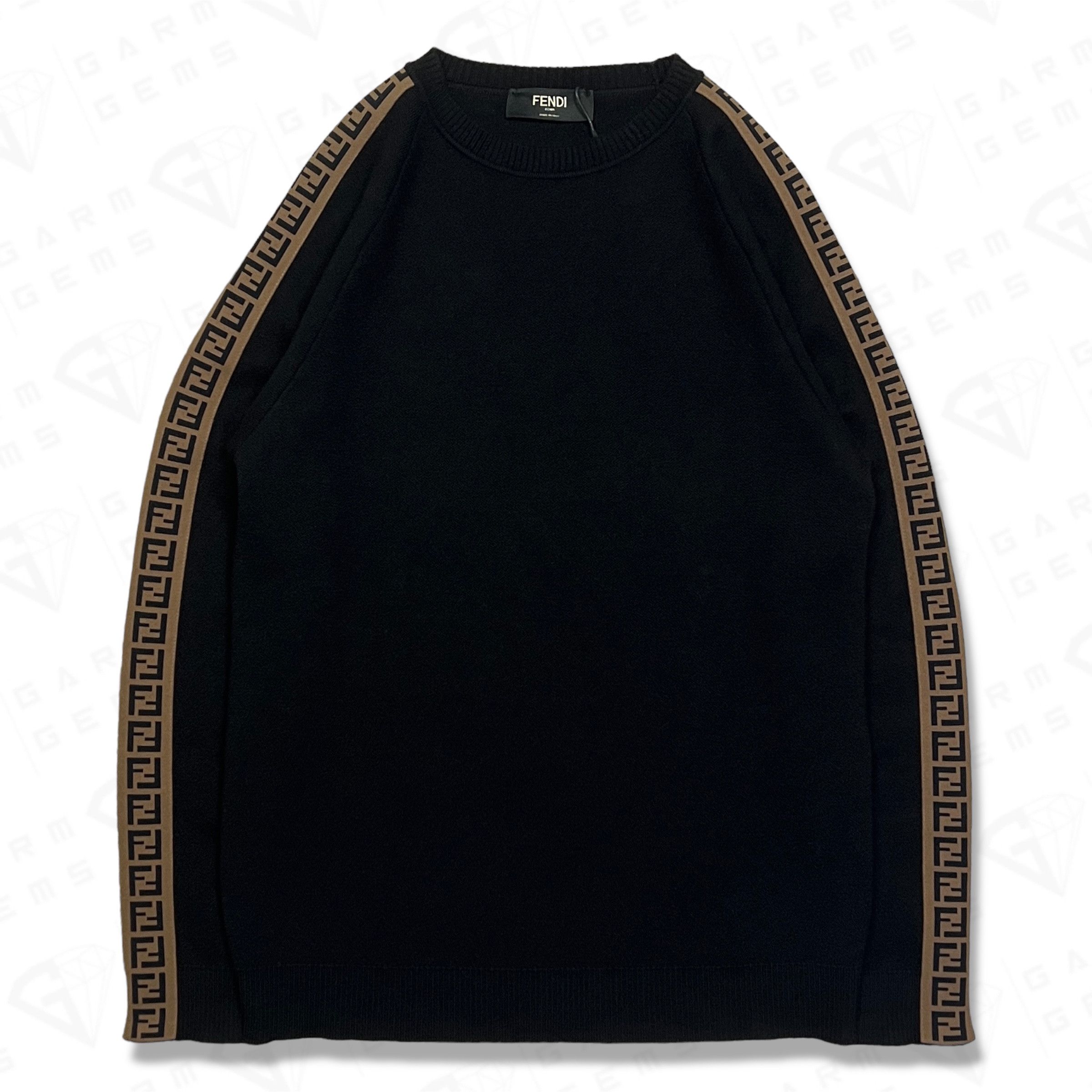 Fendi Fendi FF Panel Wool Jumper Size US M / EU 48-50 / 2 - 1 Thumbnail