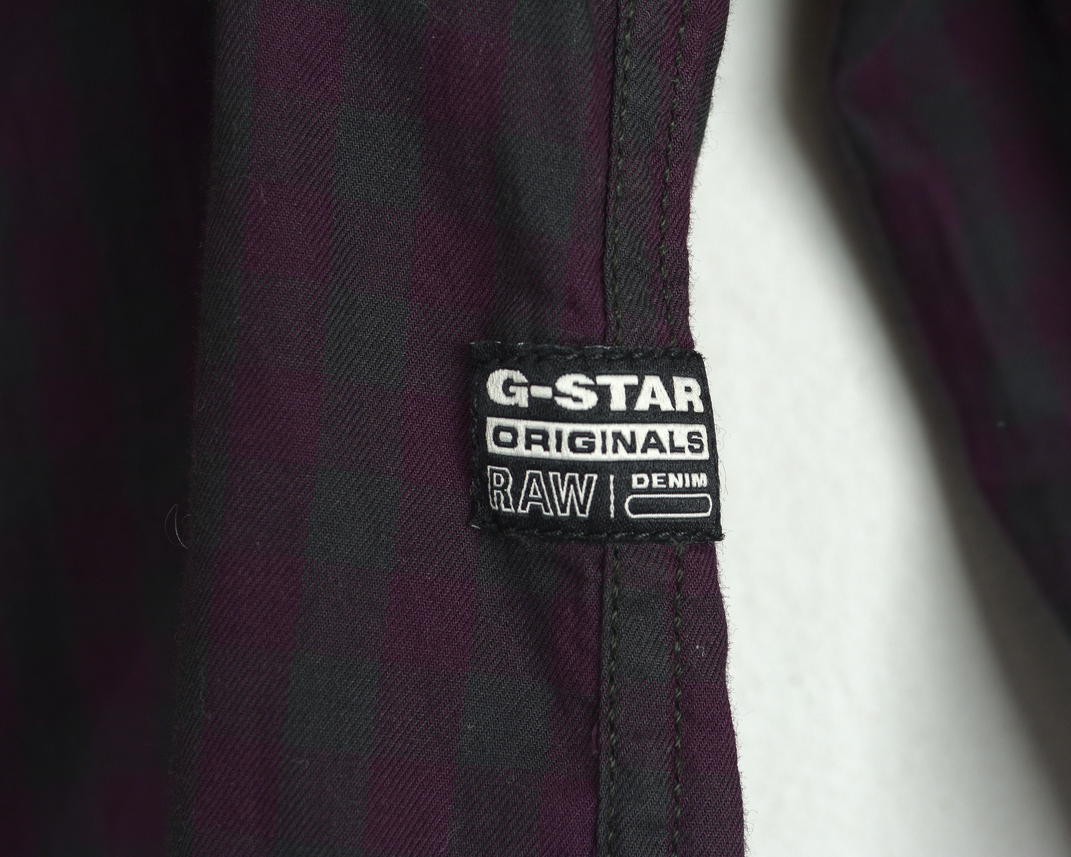 G-Star Casual Shirt L Snap Button Up Long Sleeve Cotton Check Top Size US L / EU 52-54 / 3 - 3 Thumbnail