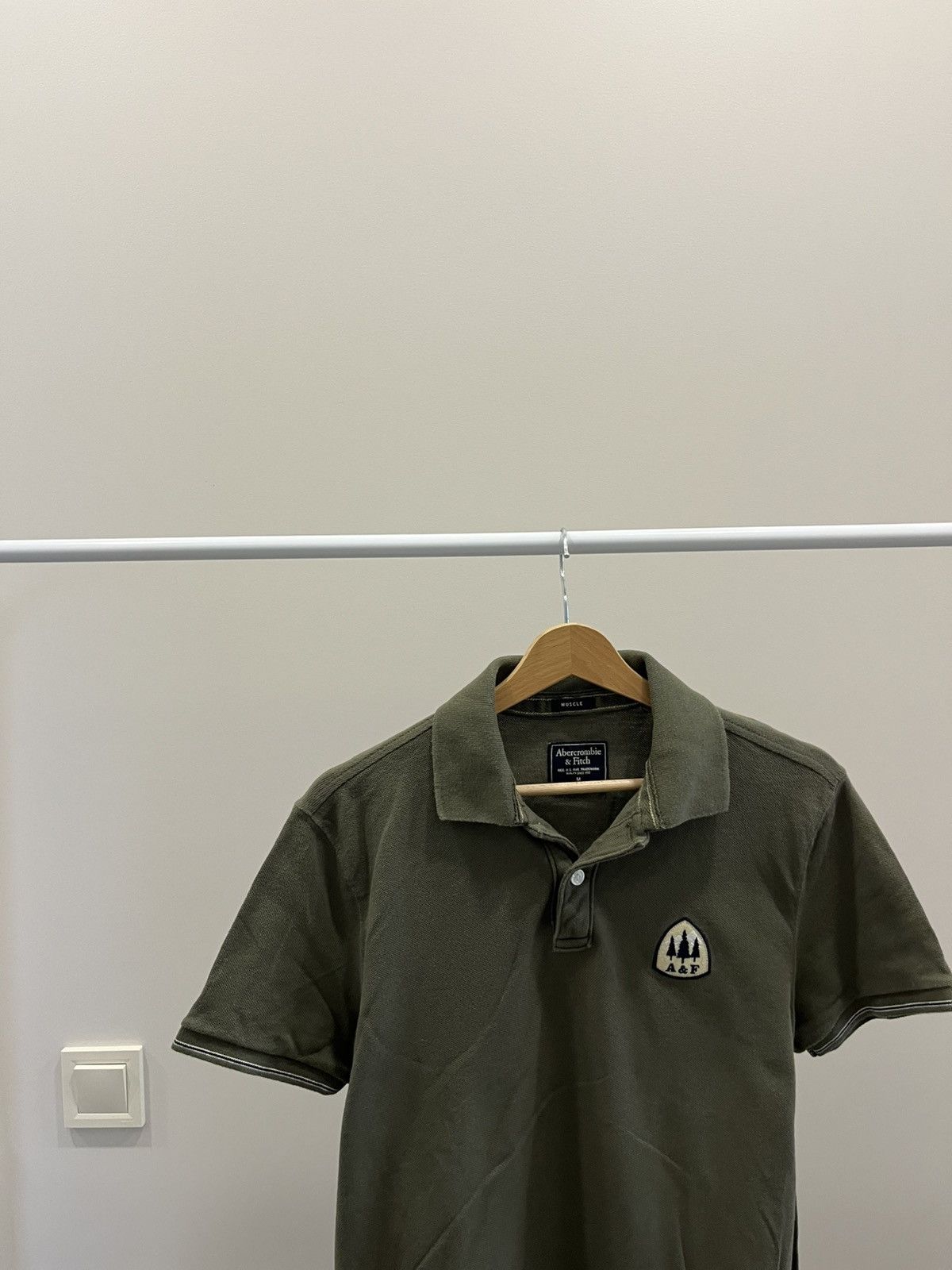 If Six Was Nine Abercrombie & Fitch Vintage Y2K Green Polo shirt medium Size US M / EU 48-50 / 2 - 2 Thumbnail