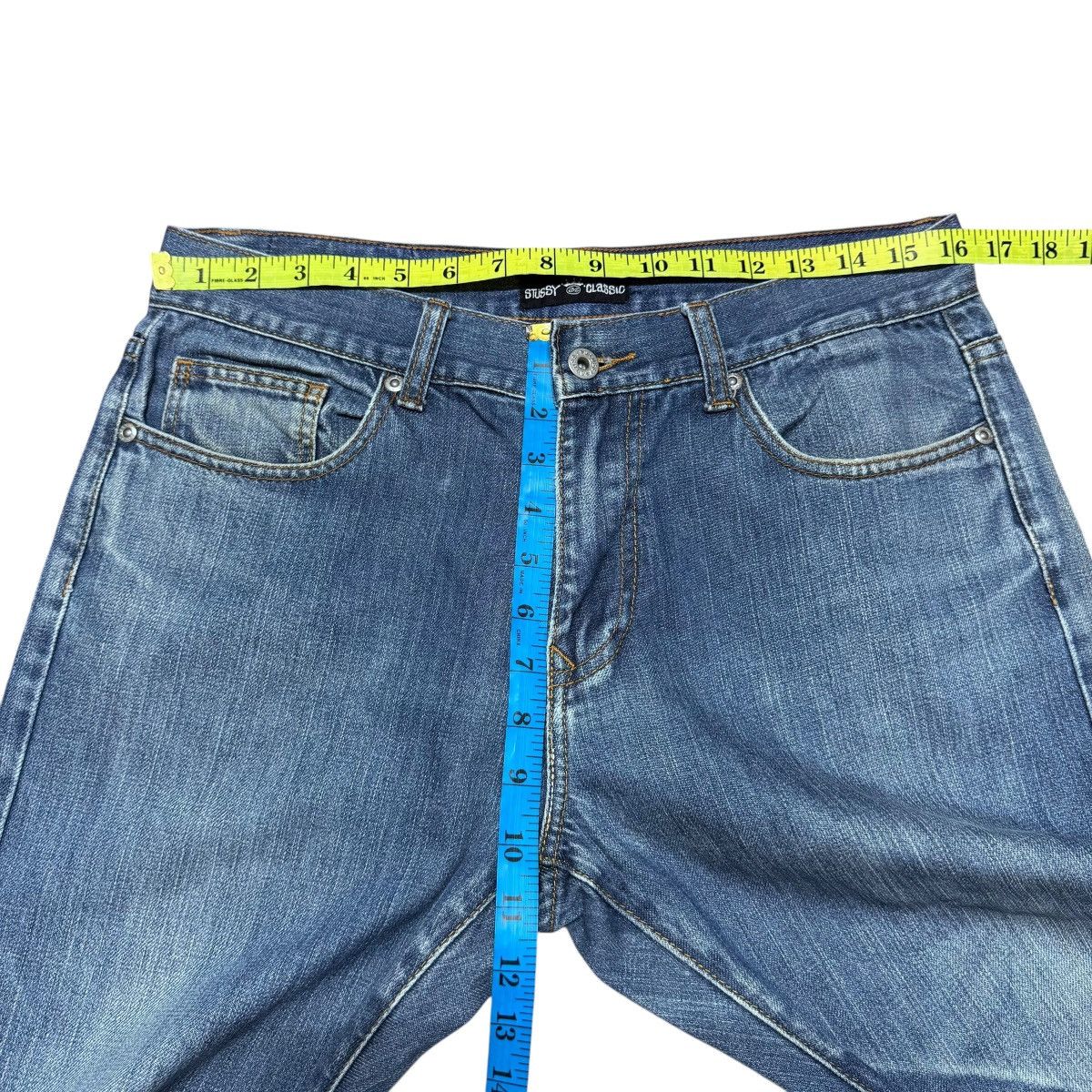 Stussy Vintage Stussy Classic Distressed Denim Jeans Size US 32 / EU 48 - 17 Thumbnail