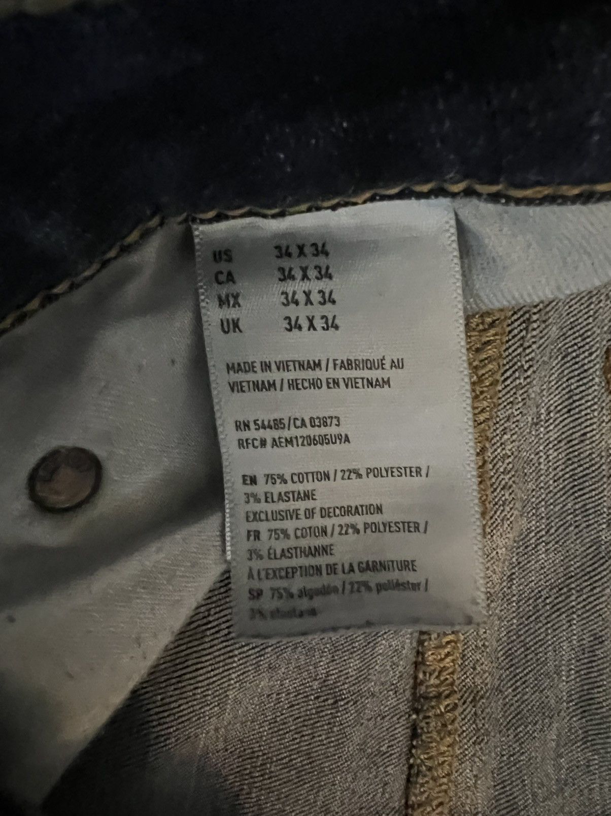 American Eagle Outfitters Custom Stacked Jeans Size US 34 / EU 50 - 4 Thumbnail