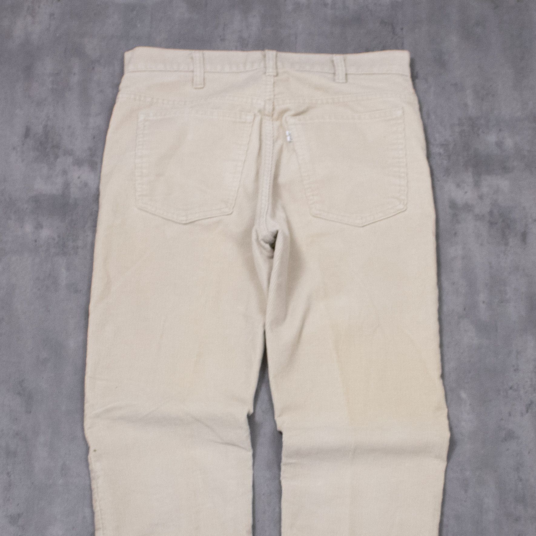 Levi's Vintage Clothing Vintage 70s Levi's Talon Corduroy Beige Straight Leg Pants Size US 32 / EU 48 - 12 Thumbnail