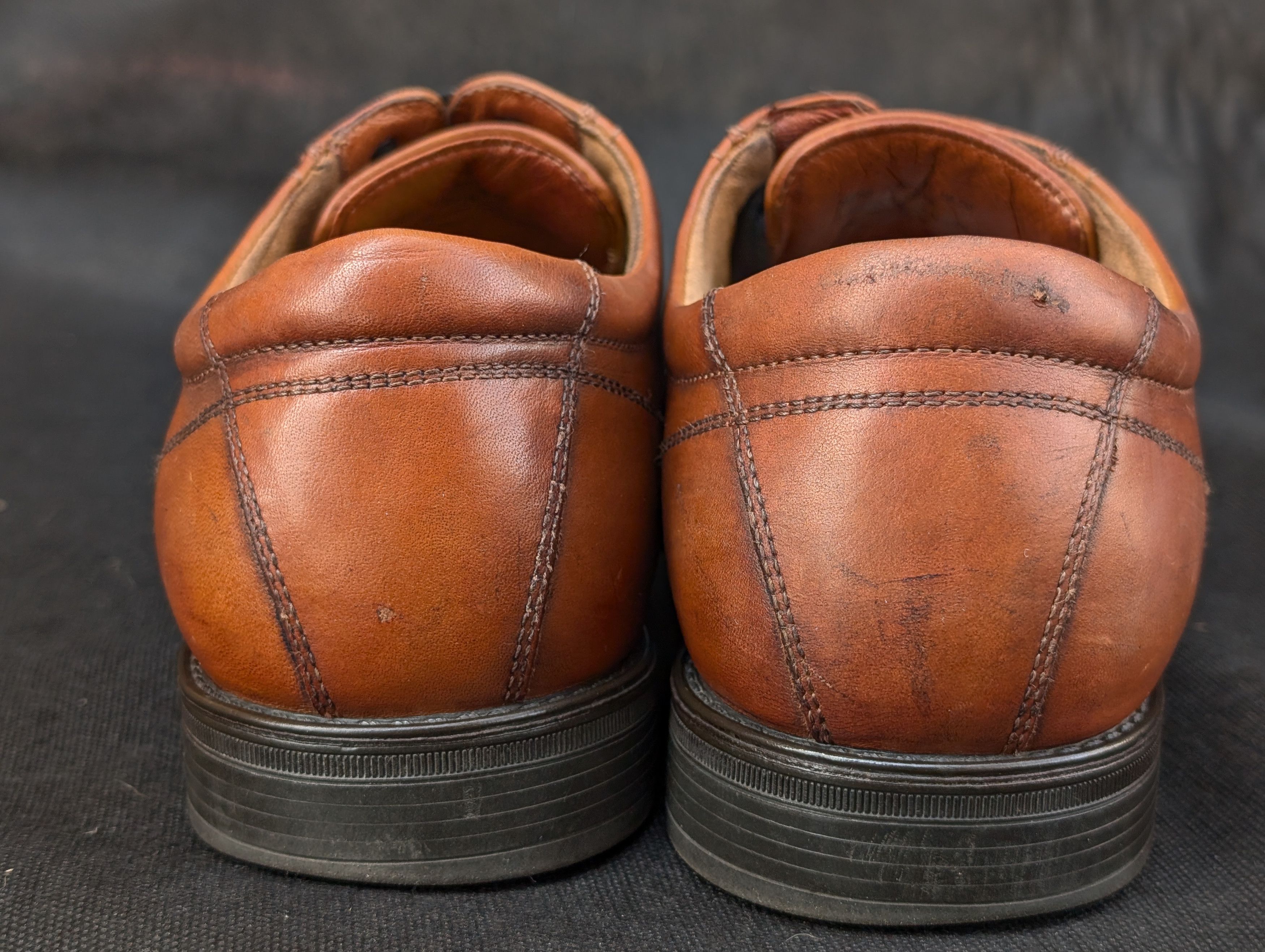 Florsheim Midtown Cap Toe Oxford Cognac Brown Size US 10.5 / EU 43-44 - 6 Thumbnail