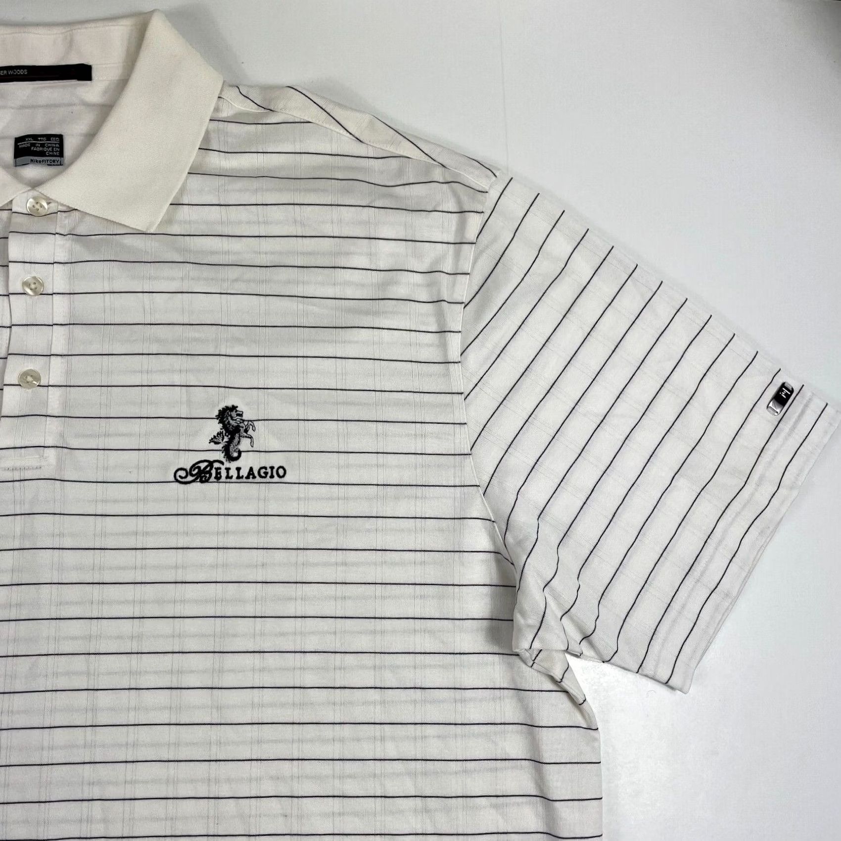 Nike Nike Shirt Mens 2XL White Polo XXL Tiger Woods Dri Fit Short Sleeve Golf Golfing Size US XXL / EU 58 / 5 - 3 Thumbnail