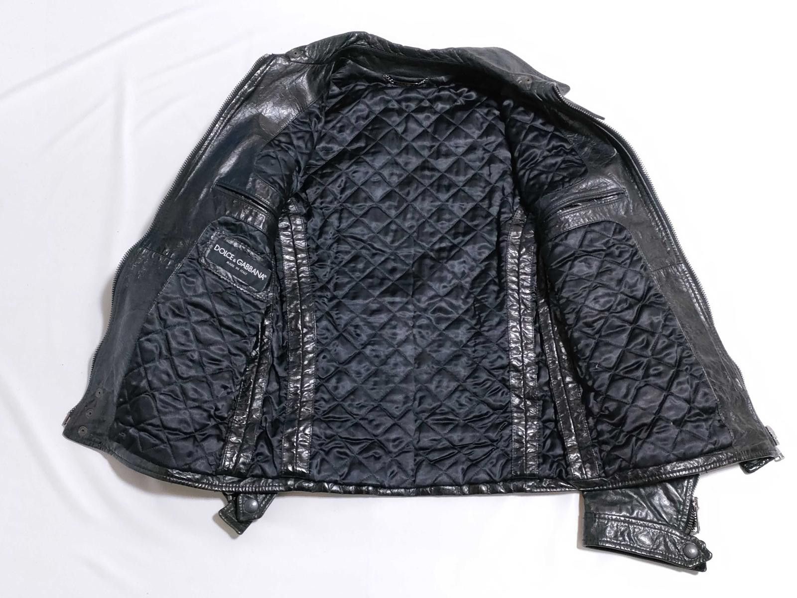 Dolce & Gabbana Vintage Dolce & Gabbana Leather Jacket Size S / US 4 / IT 40 - 3 Thumbnail