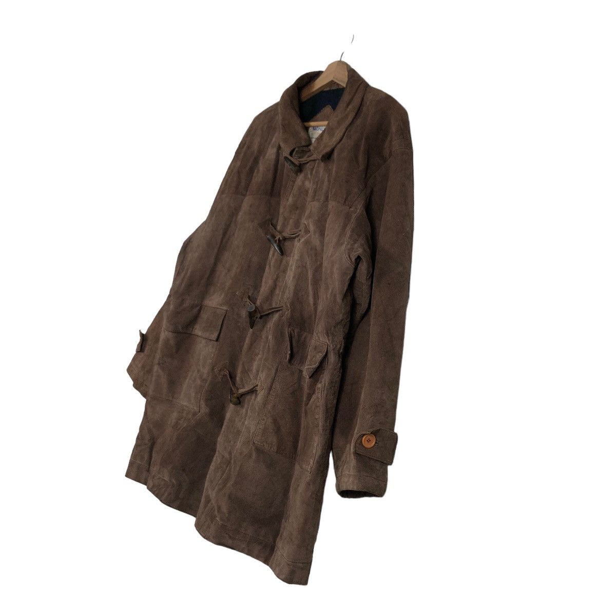 Japanese Brand 🔥Vintage Long Leather Jacket Mondo Lui Issey Miyake Blanket Size US M / EU 48-50 / 2 - 2 Thumbnail
