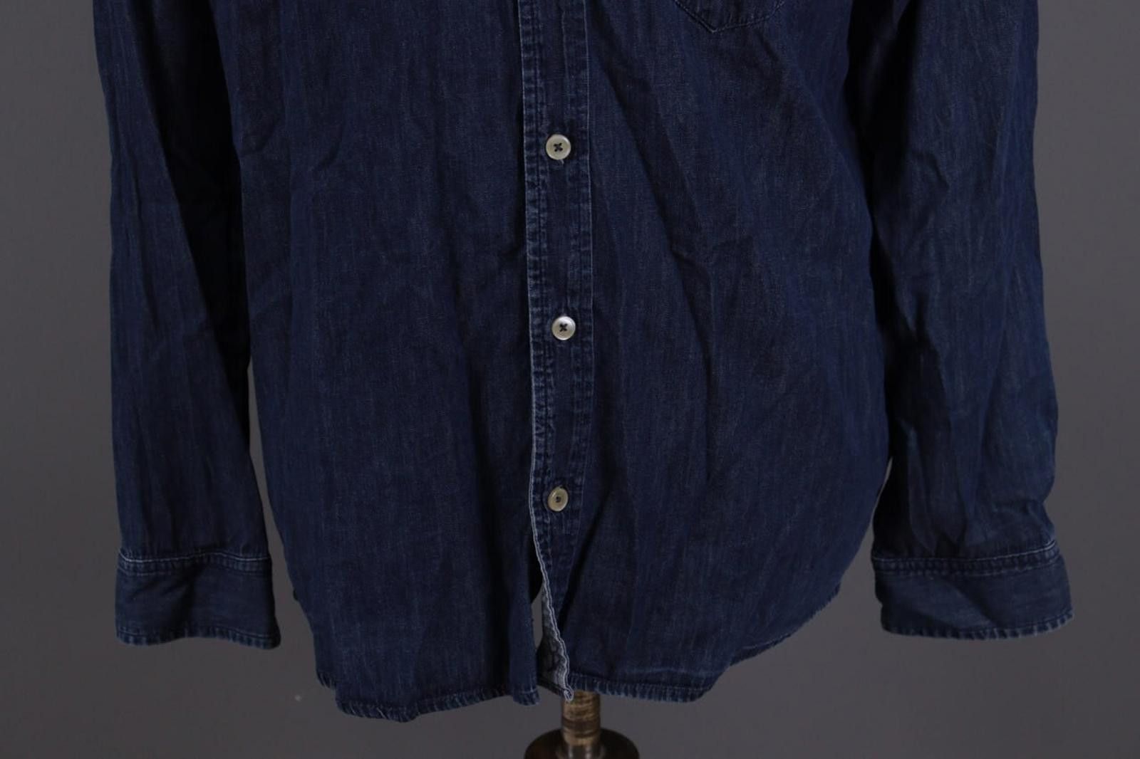 Carhartt Carhartt L/S Civil Shirt Blue Denim Overshirt Shir Sz L Size US L / EU 52-54 / 3 - 3 Thumbnail