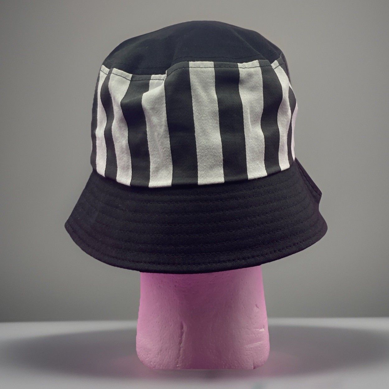 Other NWT Beetlejuice Fanta Movie Promo Bucket Hat Striped Cap Size ONE SIZE - 3 Thumbnail